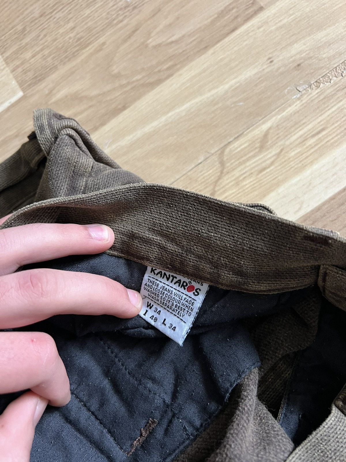 If Six Was Nine × Le Grande Bleu (L.G.B.) Vintage junya watatanab style cargo military pants brown 90s Size US 34 / EU 50 - 7 Thumbnail