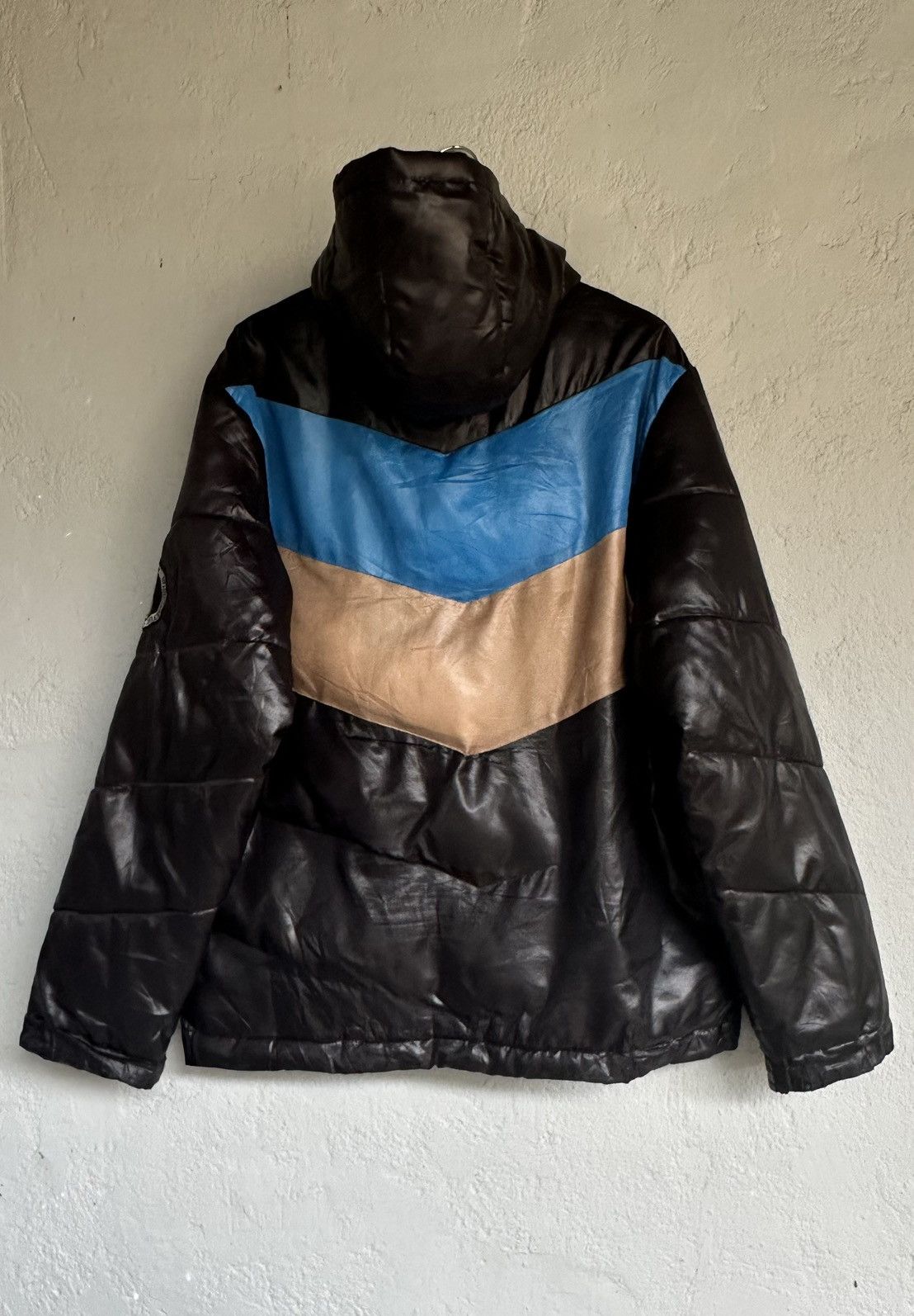 Japanese Brand Vintage Modefied puffer hoodie black Jackets Size US L / EU 52-54 / 3 - 2 Thumbnail