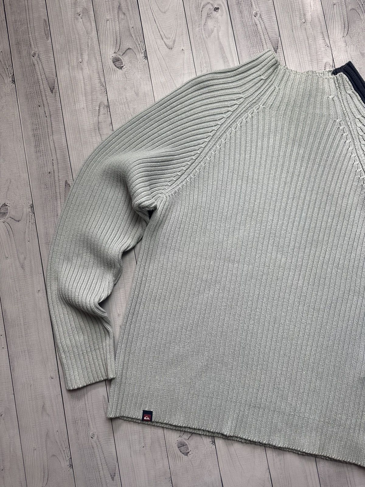 Quiksilver × Vintage Vintage Quicksilver sweater knitted rare Avant-garde L Size US L / EU 52-54 / 3 - 2 Thumbnail
