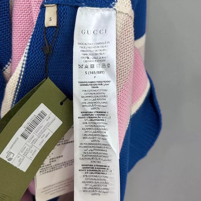 Gucci Gucci Daisy embroidered logo striped dress 2506-Nextarrow Size XS / US 0-2 / IT 36-38 - 6 Thumbnail