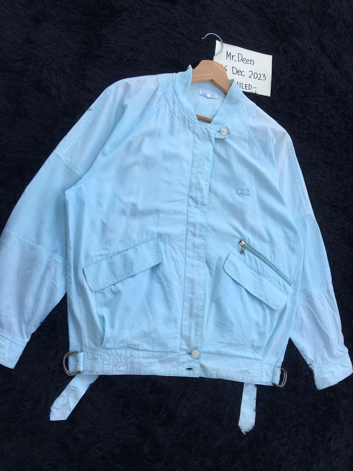 Courreges Rare Vintage Courreges Nylon Sweater Windbreaker Size US M / EU 48-50 / 2 - 5 Thumbnail