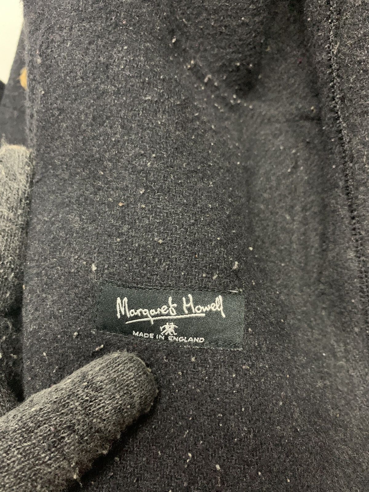 Margaret Howell Rare Margaret Howell Button Down Heavy Wool Jacket Hoodie Size US L / EU 52-54 / 3 - 6 Thumbnail