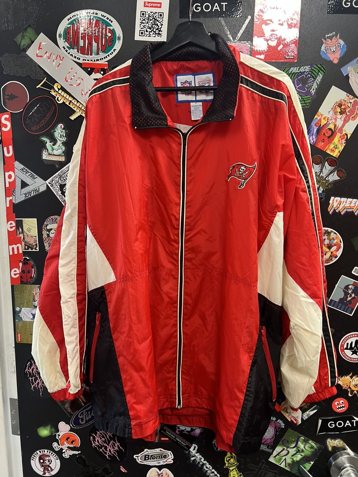Logo 7 Vintage NFL Logo 7 Buccaneers Windbreaker Size US XXL / EU 58 / 5 - 1 Thumbnail