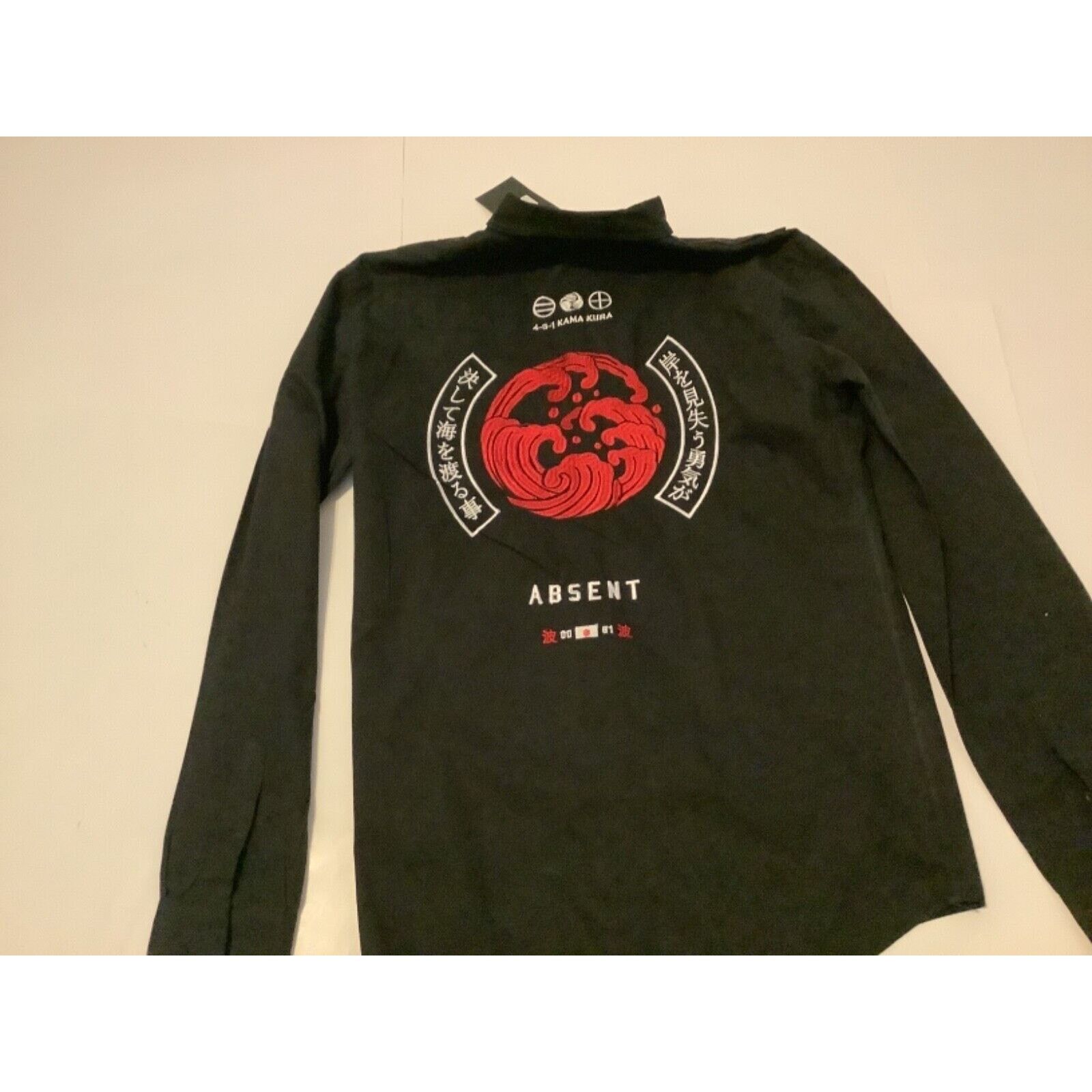 Absent NWT ABSENT SQUAD NAMI Shirt Men's S Black LS with Logos Size US S / EU 44-46 / 1 - 1 Thumbnail