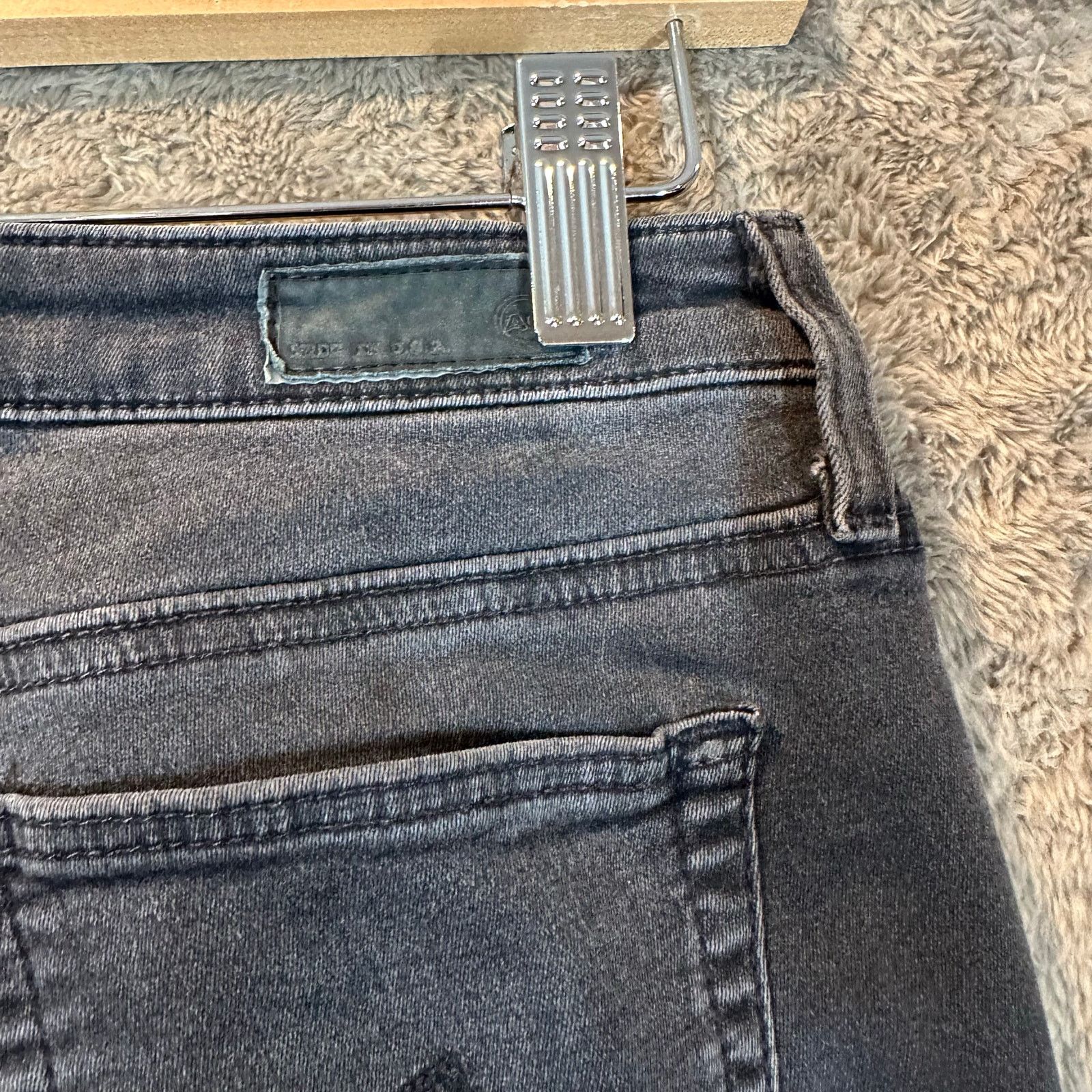 AG Adriano Goldschmied AG Adriano Goldschmied Ankle Skinny Faded Black Jeans 30 Size 30" / US 8 / IT 44 - 6 Thumbnail