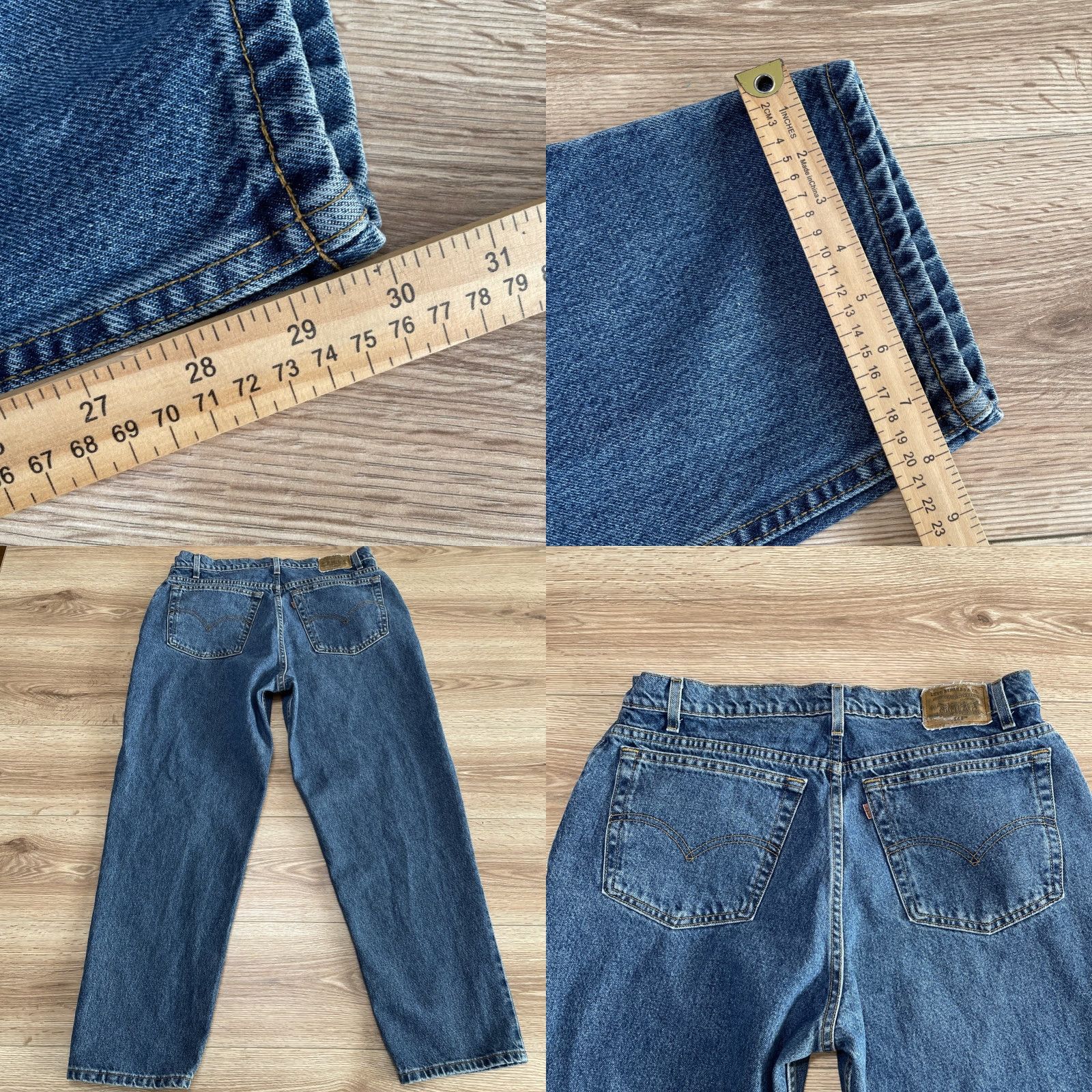 Levi's VINTAGE Levi's 545 Loose Fit Jeans 38x30 Blue USA Mens Size US 38 / EU 54 - 8 Thumbnail
