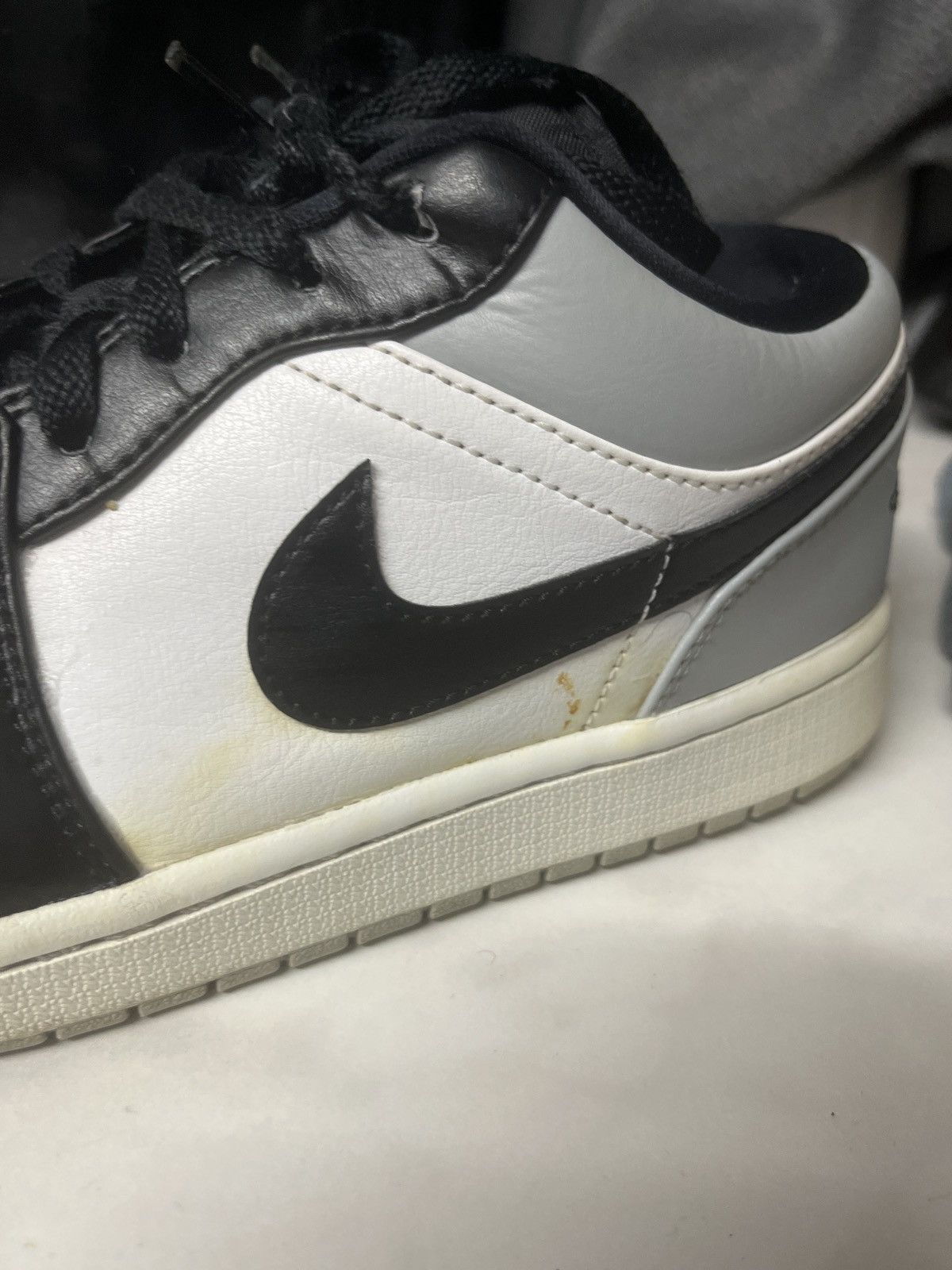 Jordan Brand Air Jordan 1 Low Black White Grey | UK 8.5 Size US 9.5 / EU 42-43 - 8 Thumbnail