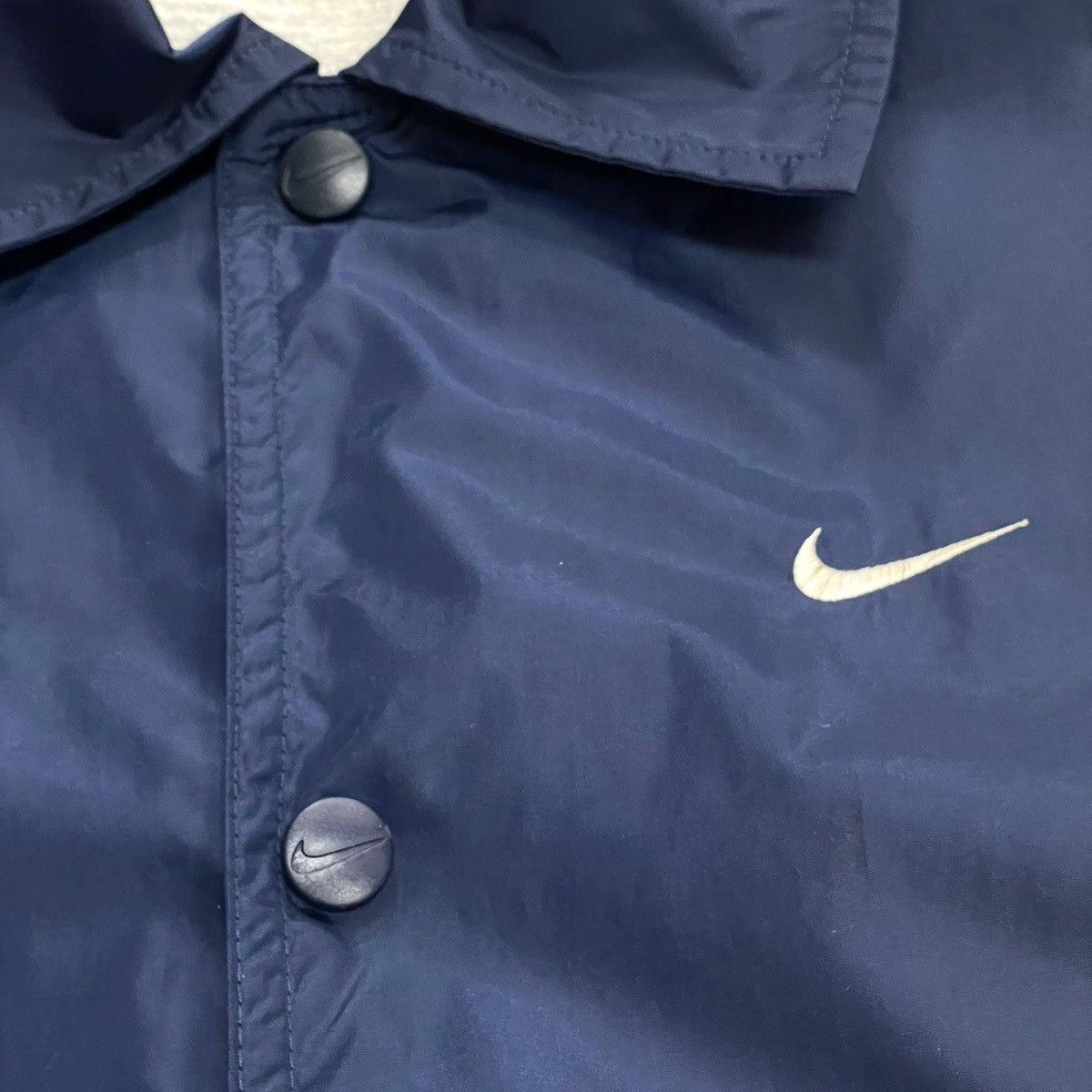 Nike OG 2000's Nike Navy Nylon Jacket Size US S / EU 44-46 / 1 - 8 Thumbnail