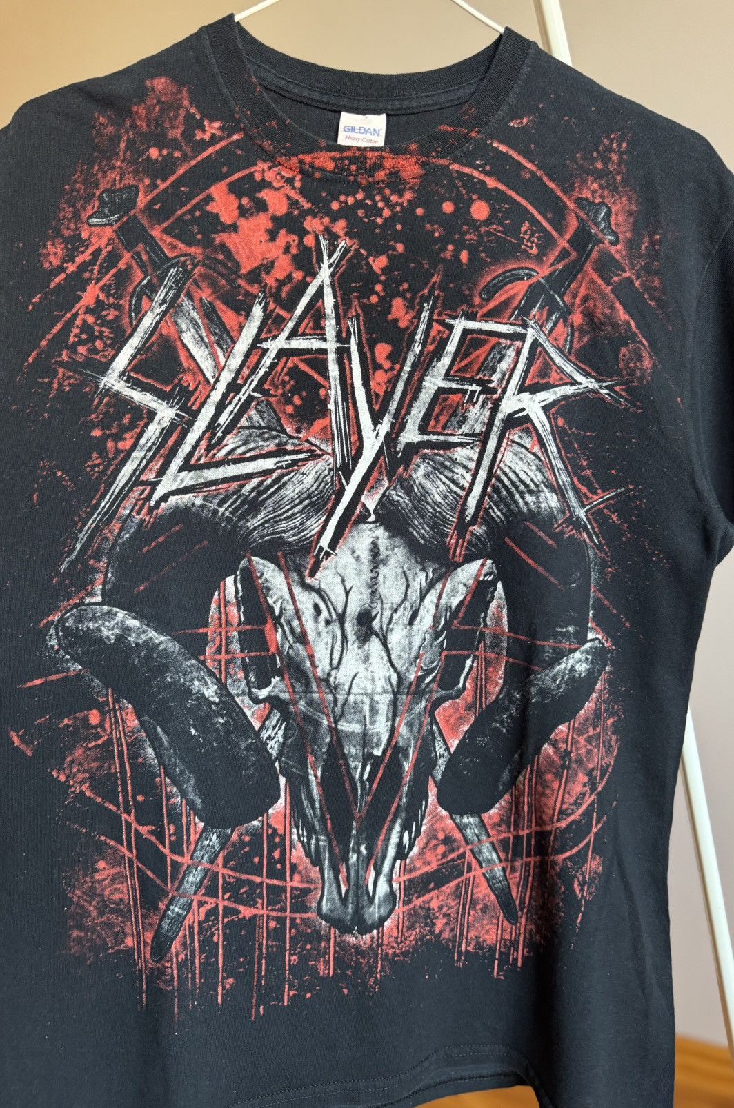 Band Tees Slayer Vintage Tour Metal Rock T-shirt Black Tee Metal Size US M / EU 48-50 / 2 - 5 Thumbnail