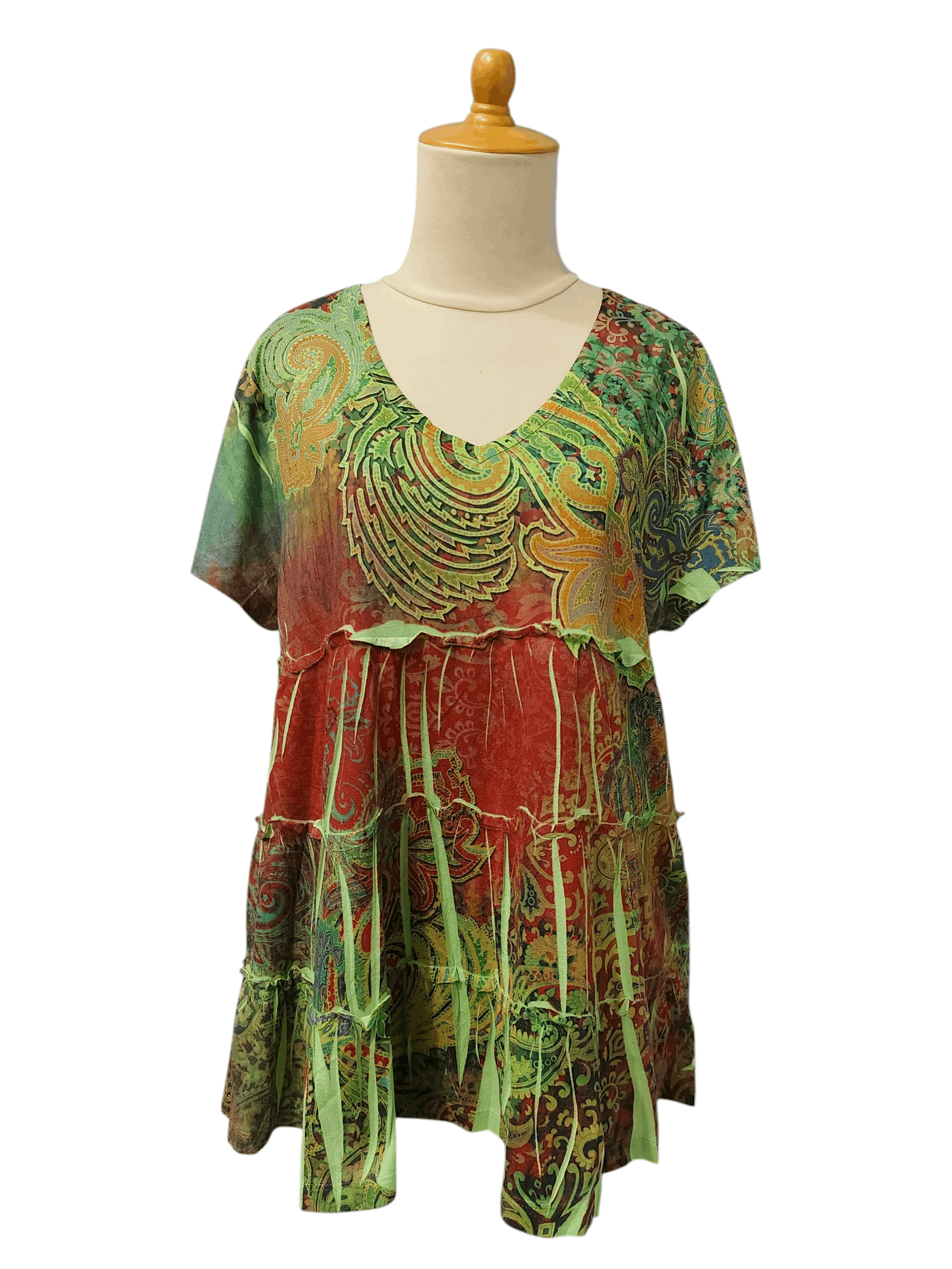 Other 🔥Susan Lawrence Petite Print Art Blouse Size XL / US 12-14 / IT 48-50 - 1 Thumbnail