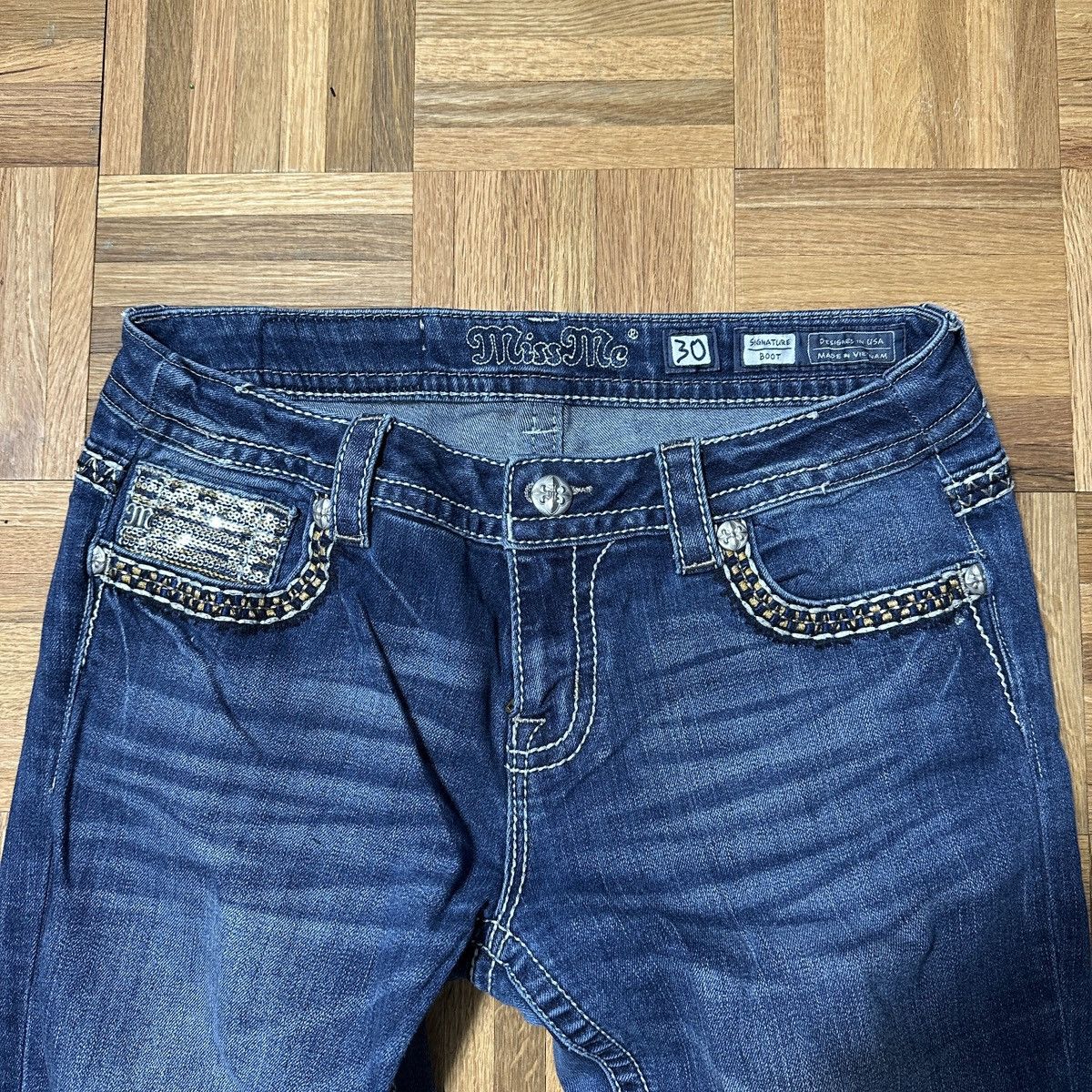 Miss Me Vintage Miss Me Signature Boot jeans Size 30" / US 8 / IT 44 - 4 Thumbnail