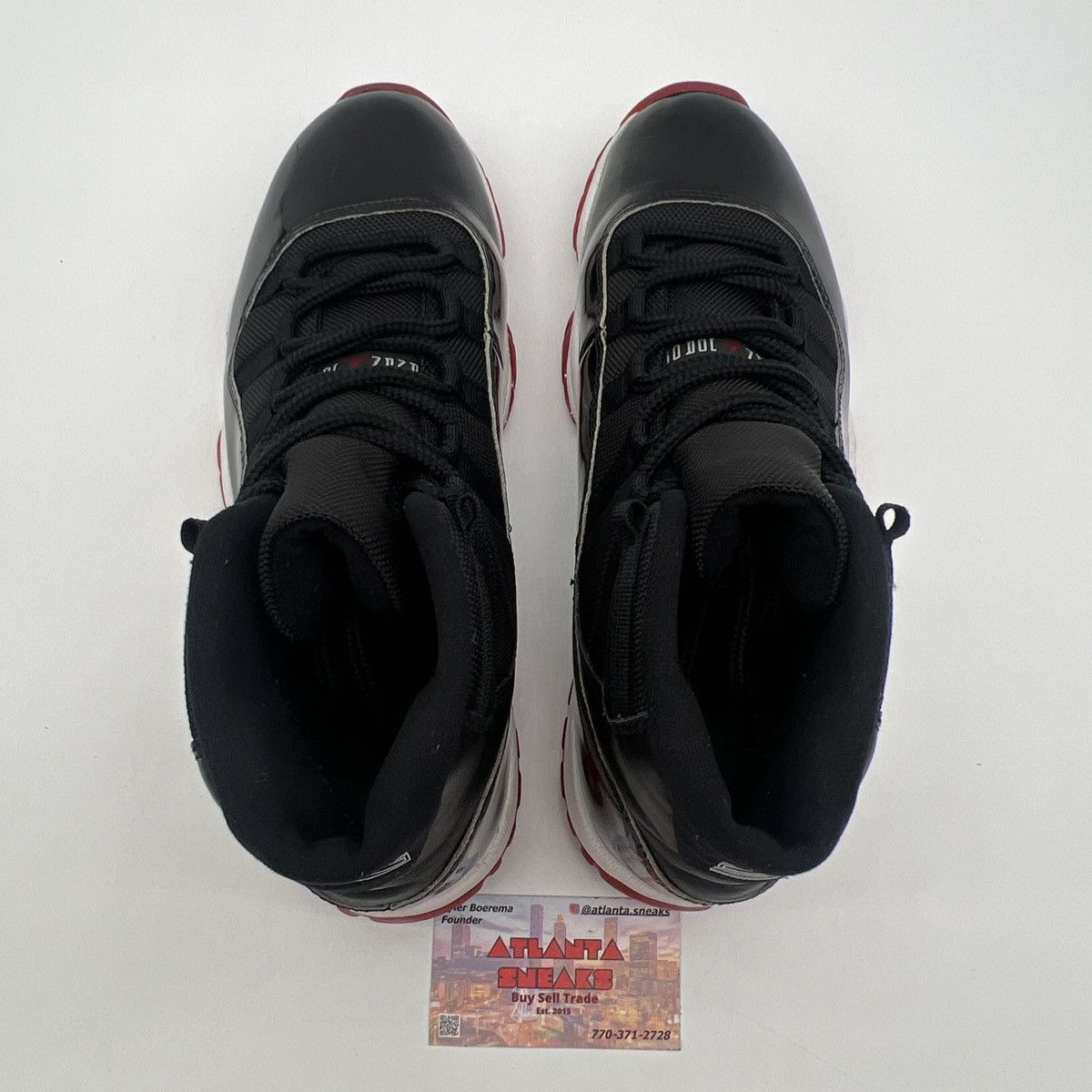 Jordan Brand Air Jordan 11 Bred Size US 10 / EU 43 - 6 Thumbnail