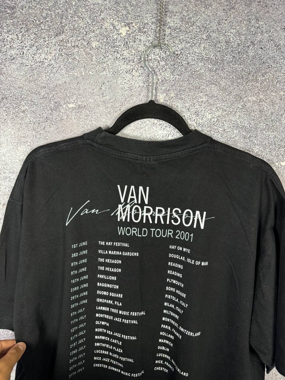 Band Tees Vintage Van Morrison World Tour 2001 Band Tees XL Size US XL / EU 56 / 4 - 12 Thumbnail