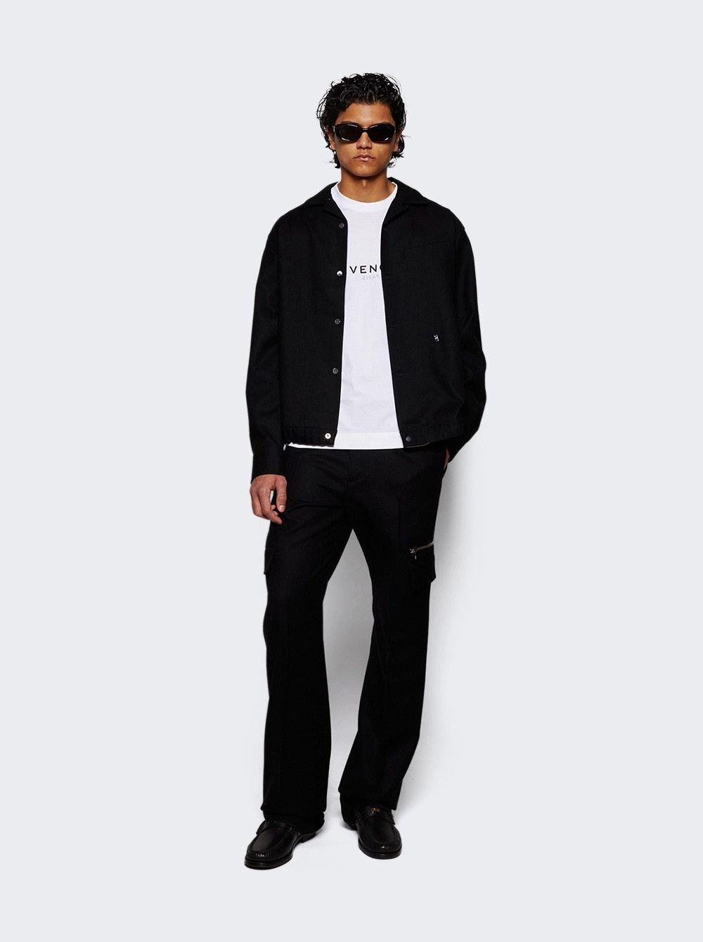 Givenchy o1mle0426 Formal Pant With Pocket Details in Black Size US 36 / EU 52 - 2 Thumbnail
