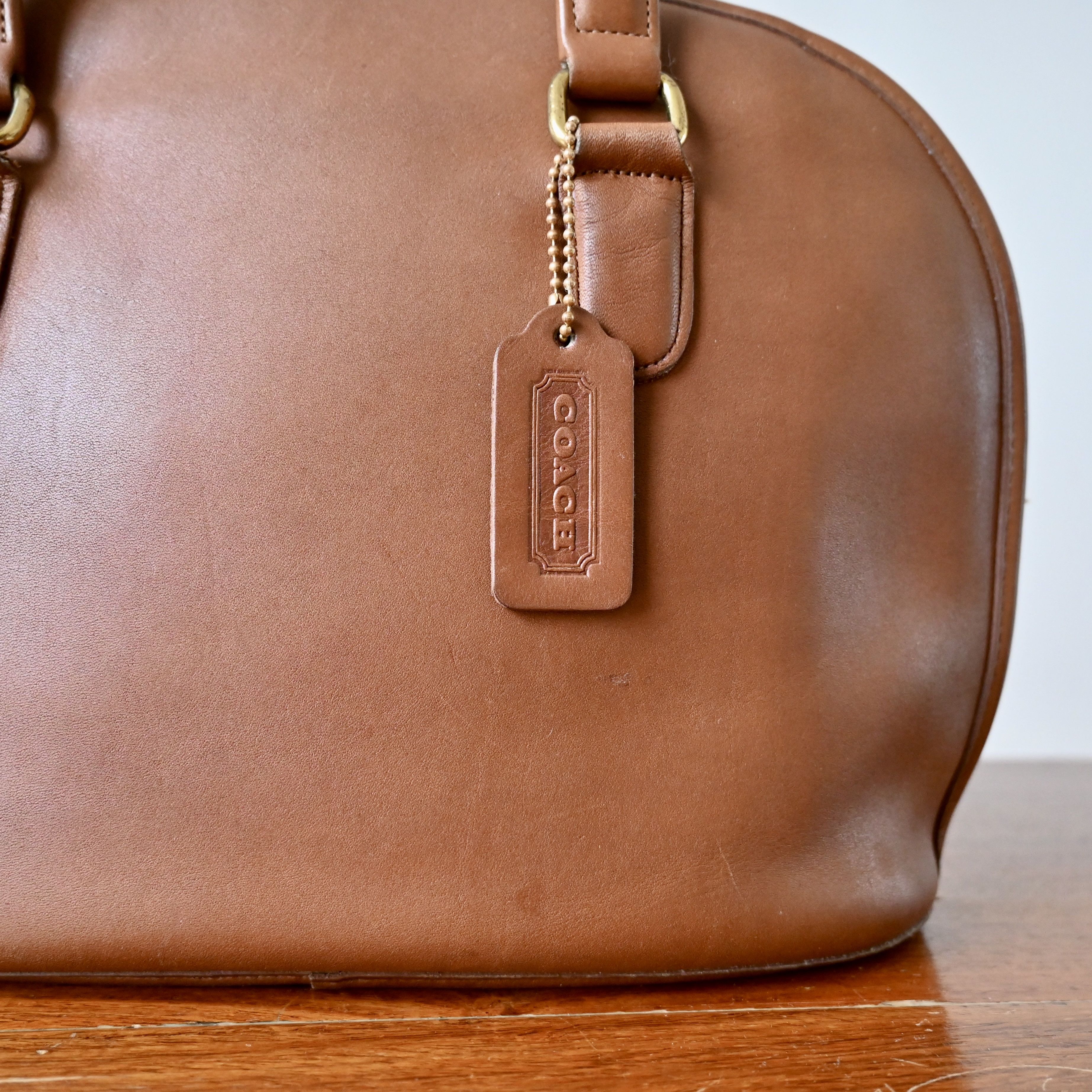 Coach Vintage COACH 9958 Pelham brown satchel, zip dome bag Size ONE SIZE - 9 Thumbnail