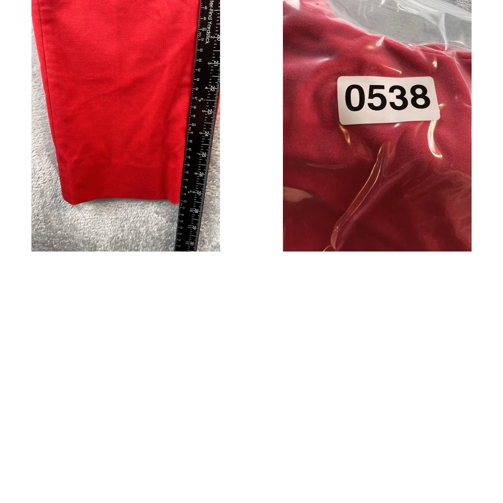 J.Crew J.CREW Kate Stretch Velvet Red Straight-Leg Pant Size 2 Women Dress Pants Regular Inseam 27 in Vintage No Size 26" / US 2 / IT 38 - 9 Thumbnail