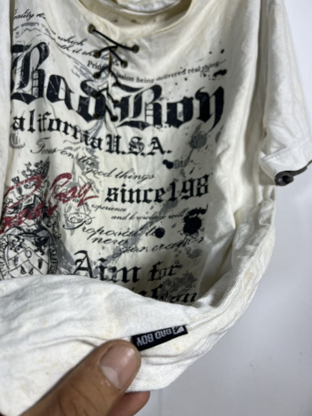 If Six Was Nine Rare Y2k shirt Bad Boy Size US L / EU 52-54 / 3 - 5 Thumbnail
