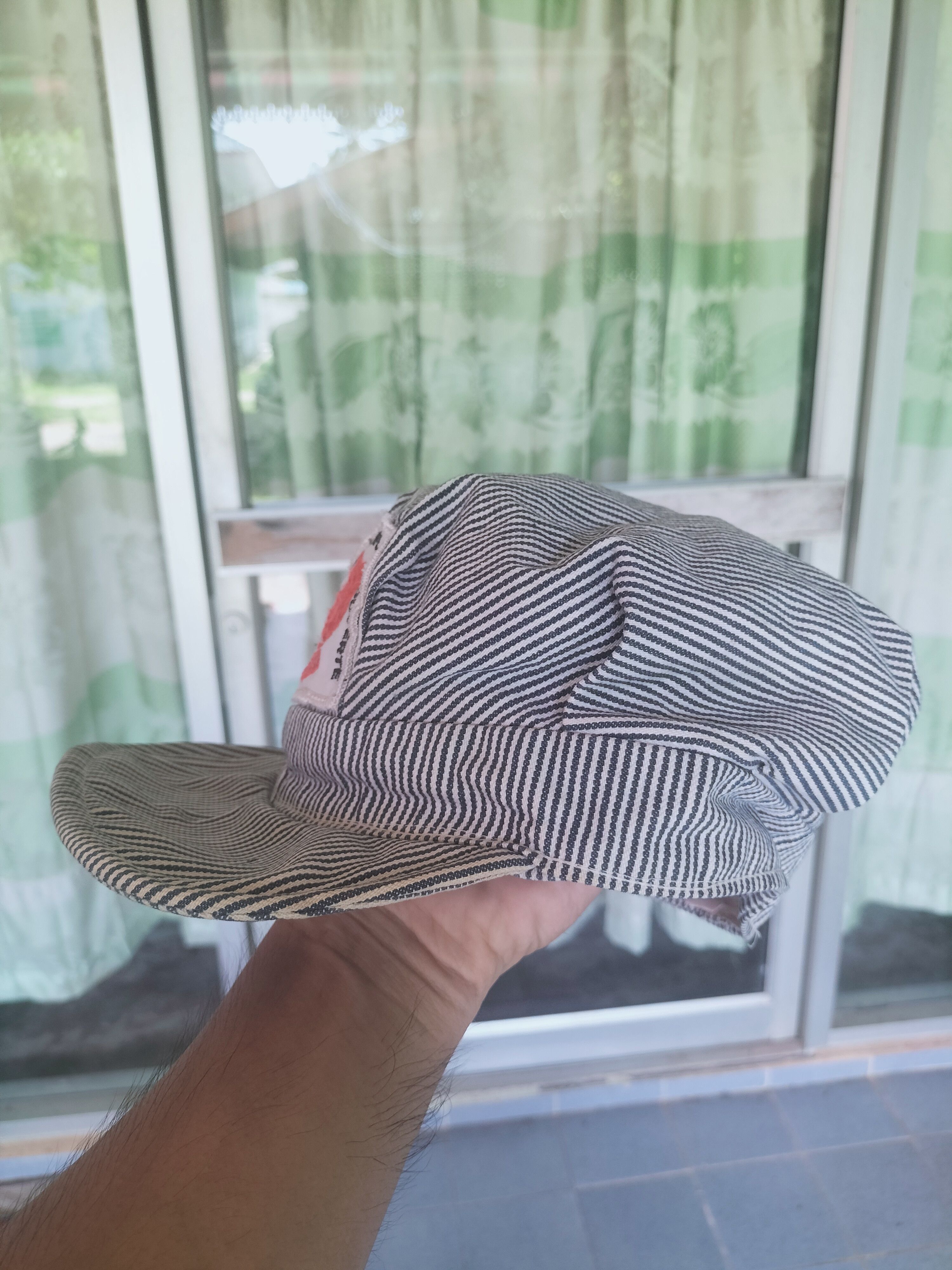 Vintage Vintage 70s hickory mechanic hats Can Sport usa Size 30 - 4 Thumbnail