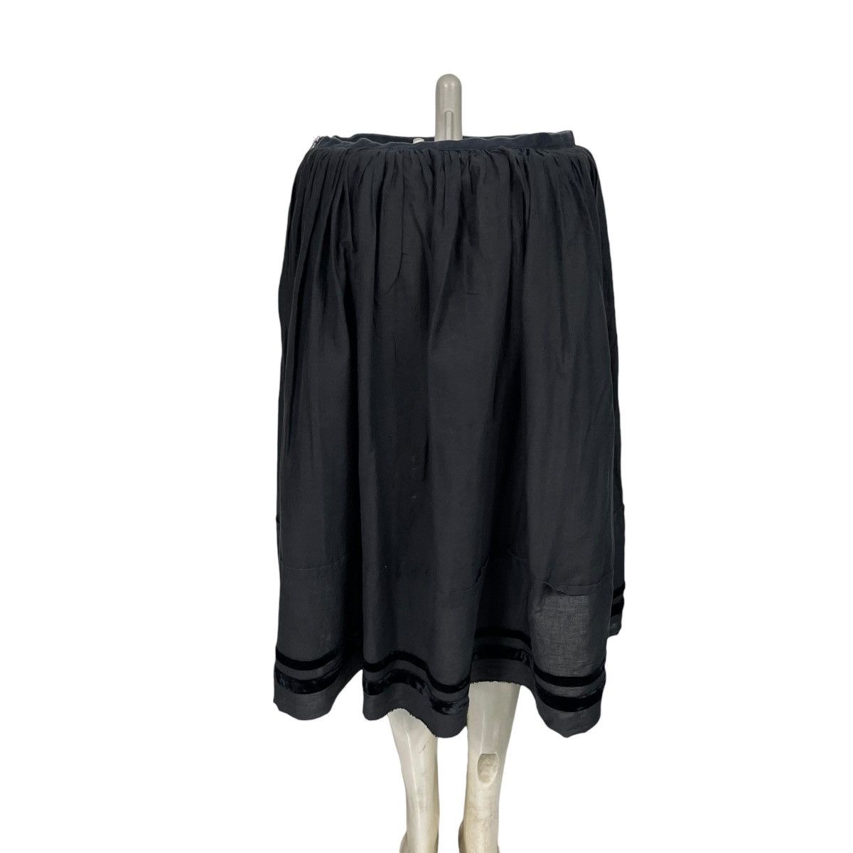 Tricot Comme des Garcons Tricot Comme Des Garcons Black Flared Midi Skirt Size 26" / US 2 / IT 38 - 9 Thumbnail