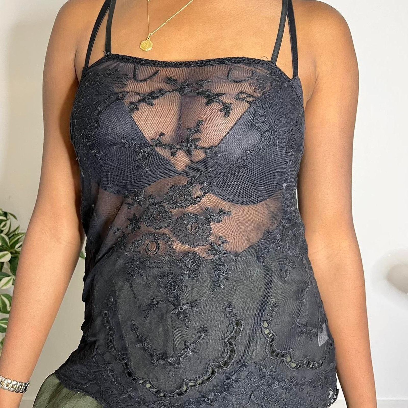 Other Sheer lace tank Size S / US 4 / IT 40 - 2 Thumbnail