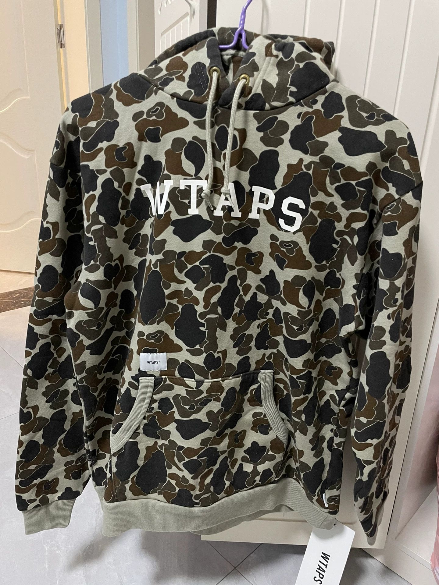 Wtaps WTAPS 18AW HOODED COLLEGE Rare Camo Hoodie M New Size US M / EU 48-50 / 2 - 1 Thumbnail