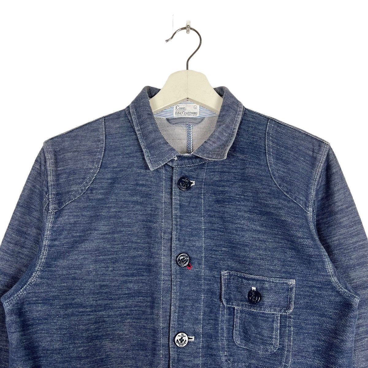 Indigo 🔥 COEN INDIGO NAVY DECK JACKET Size US S / EU 44-46 / 1 - 4 Thumbnail