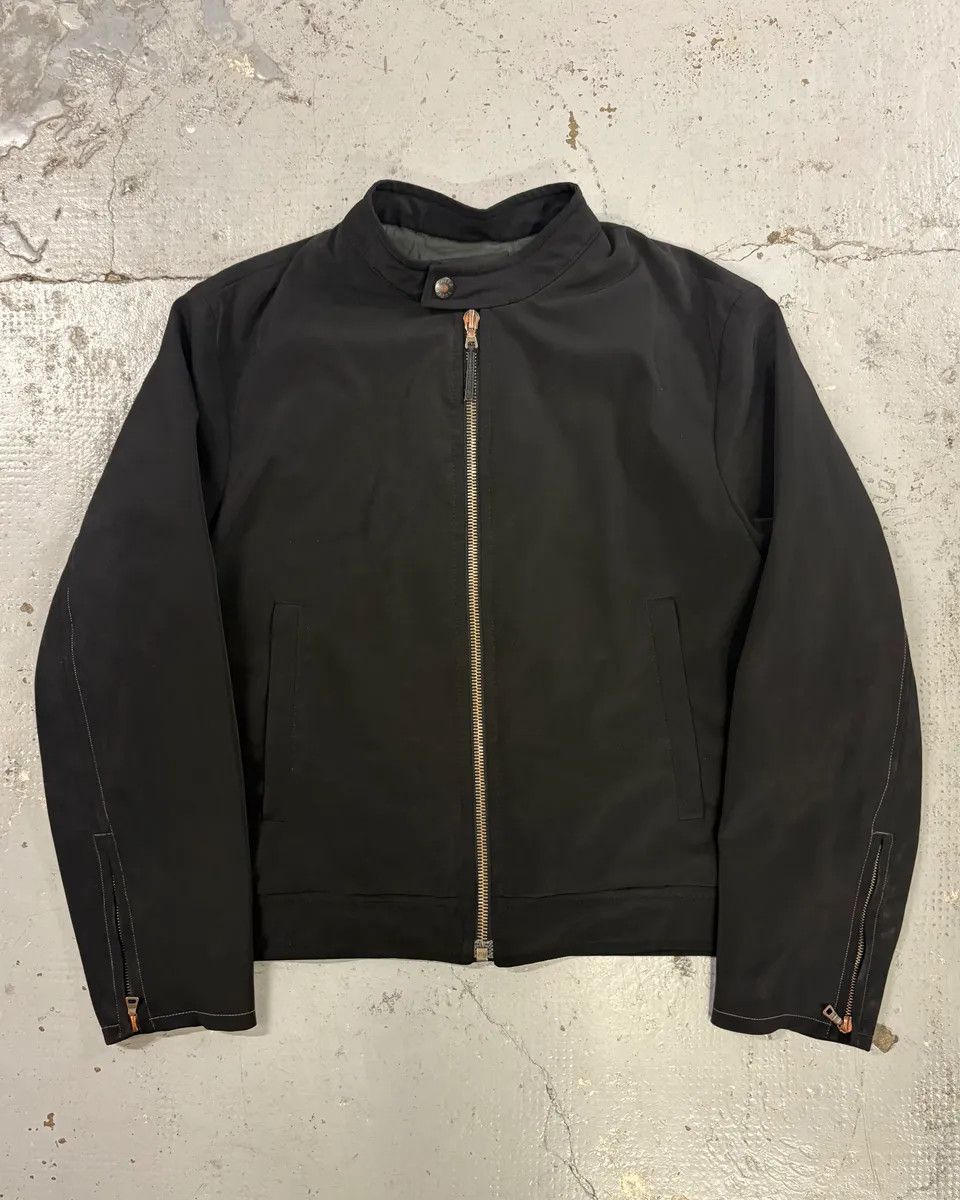 Prada SS1999 Prada Black Nylon Zip Moto Jacket Size US S / EU 44-46 / 1 - 1 Thumbnail