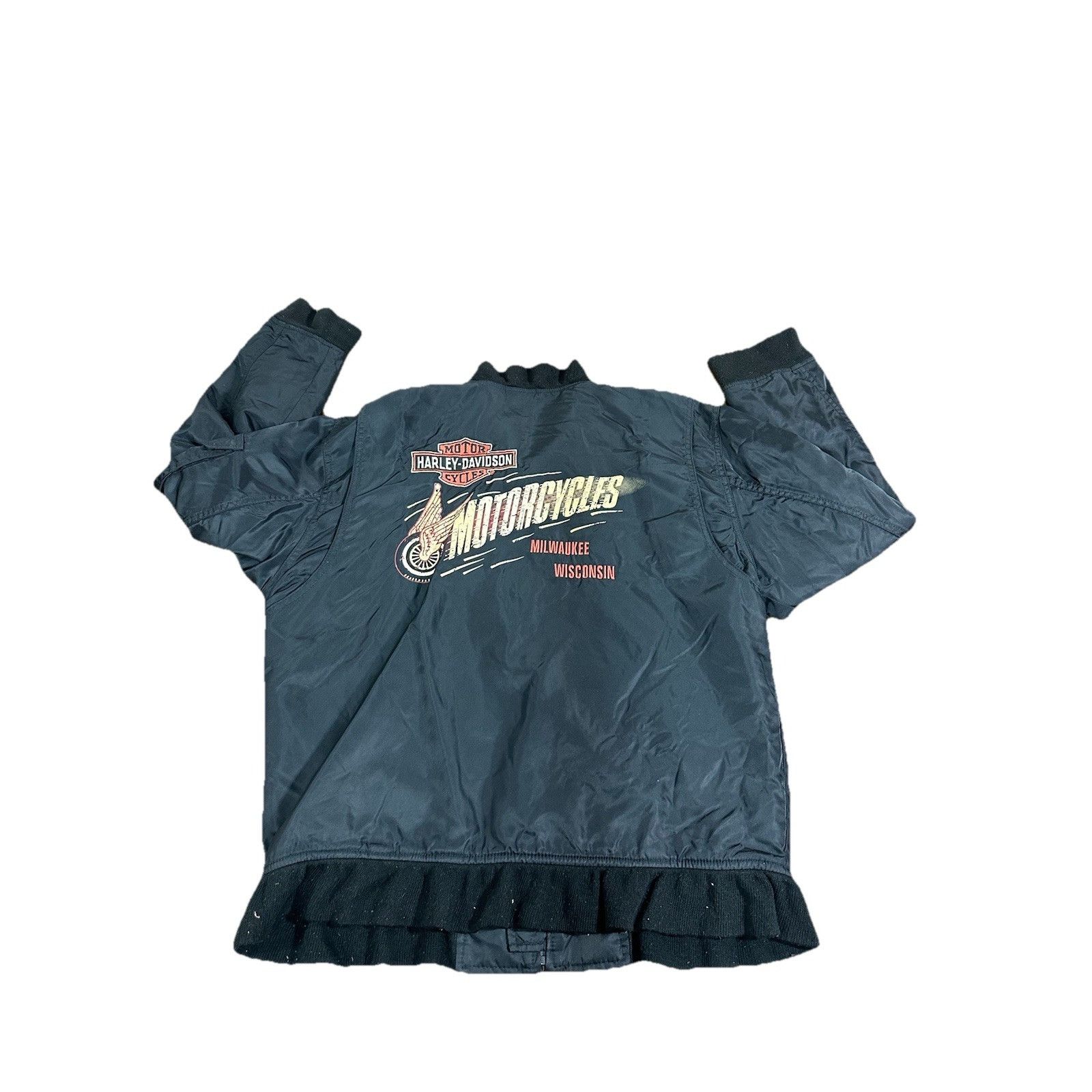 Harley Davidson Vintage Harley Davidson Motorcycle Jacket Biker USA Coat Size US M / EU 48-50 / 2 - 4 Thumbnail
