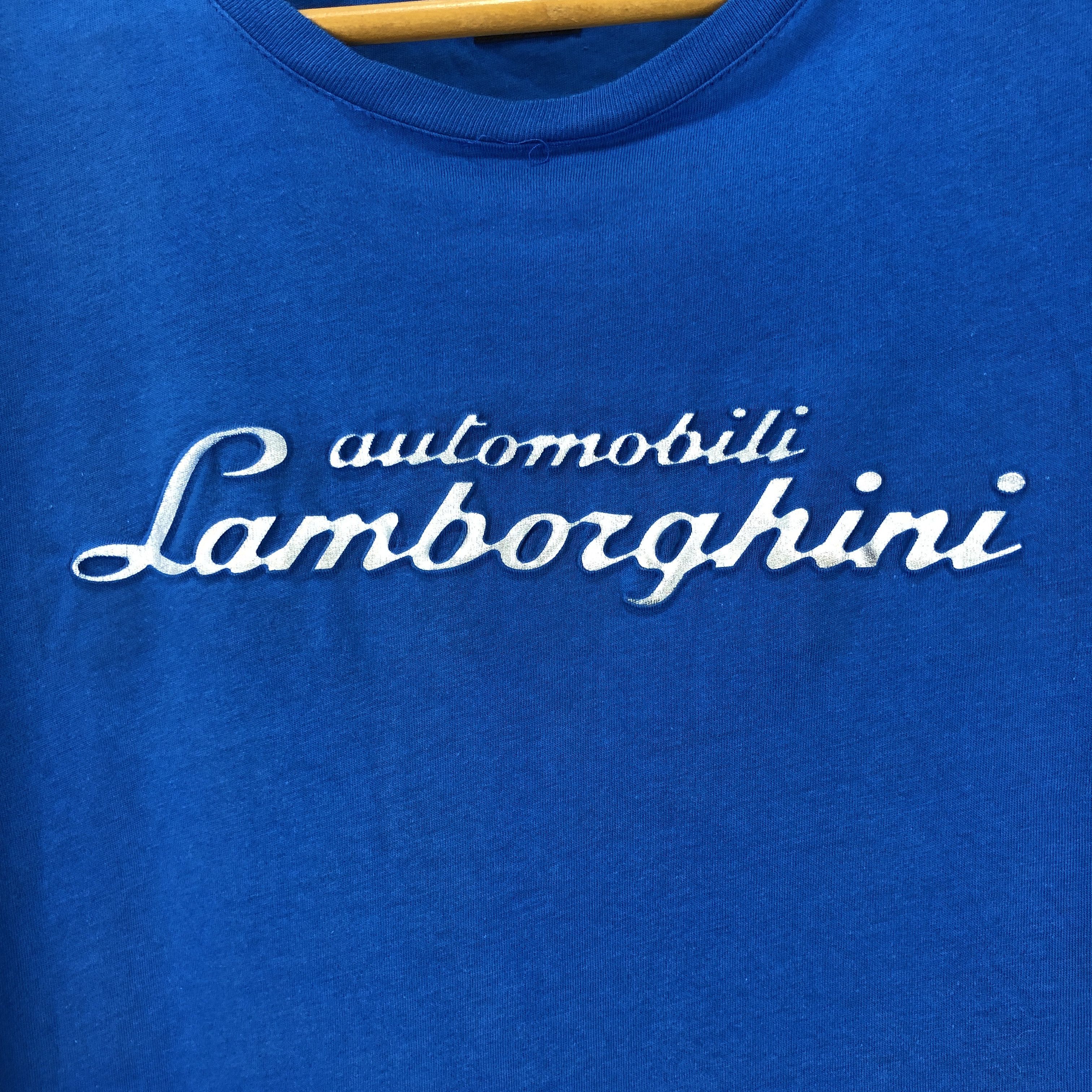 Lamborghini AUTOMOBILI LAMBORGHINI Crew Neck T Shirt #1516/AZ Size US L / EU 52-54 / 3 - 3 Thumbnail
