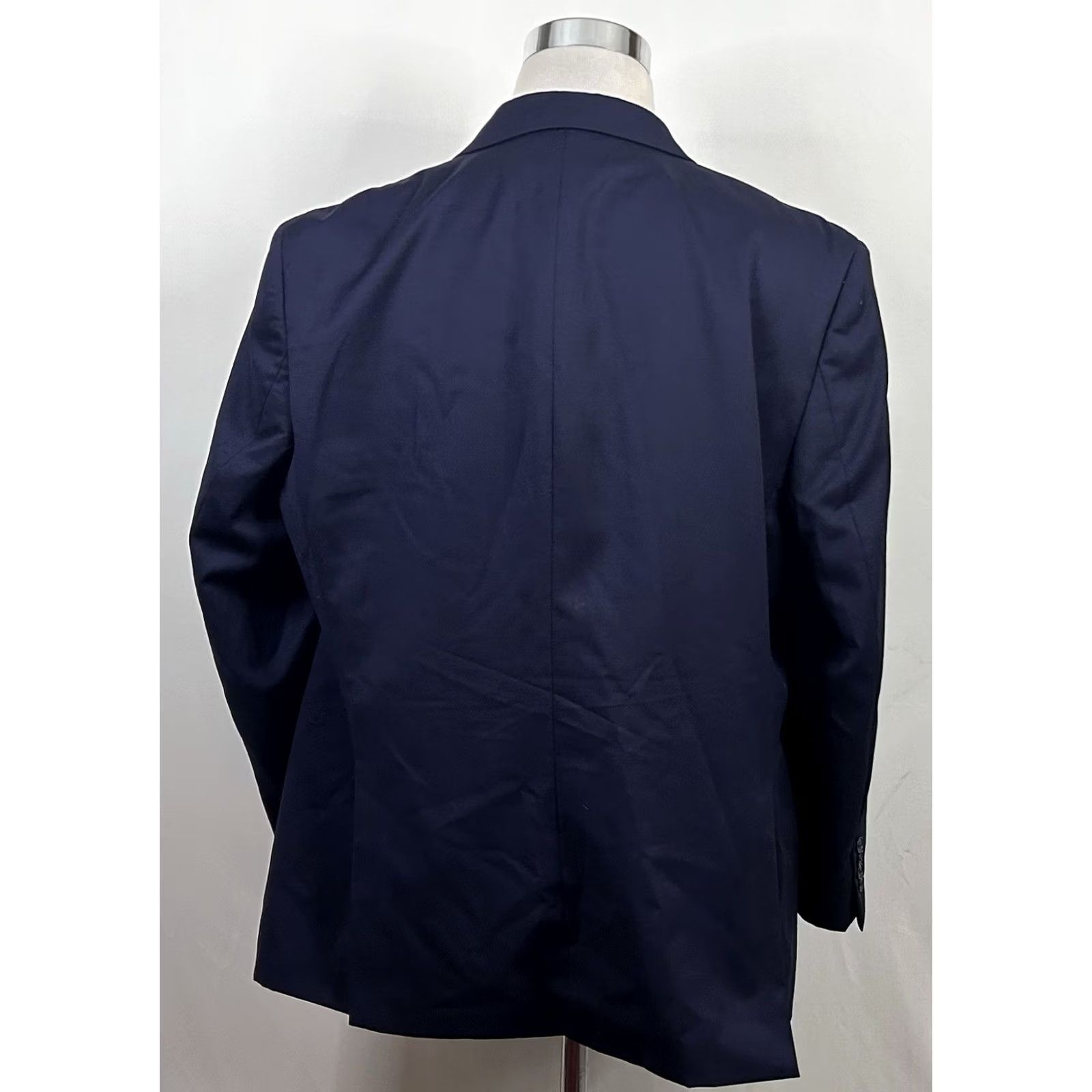 Doublet Linea Uomo Sport Coat 48R Navy Blue Performance Wool Two Button Double Vented Size US XS / EU 42 / 0 - 6 Thumbnail
