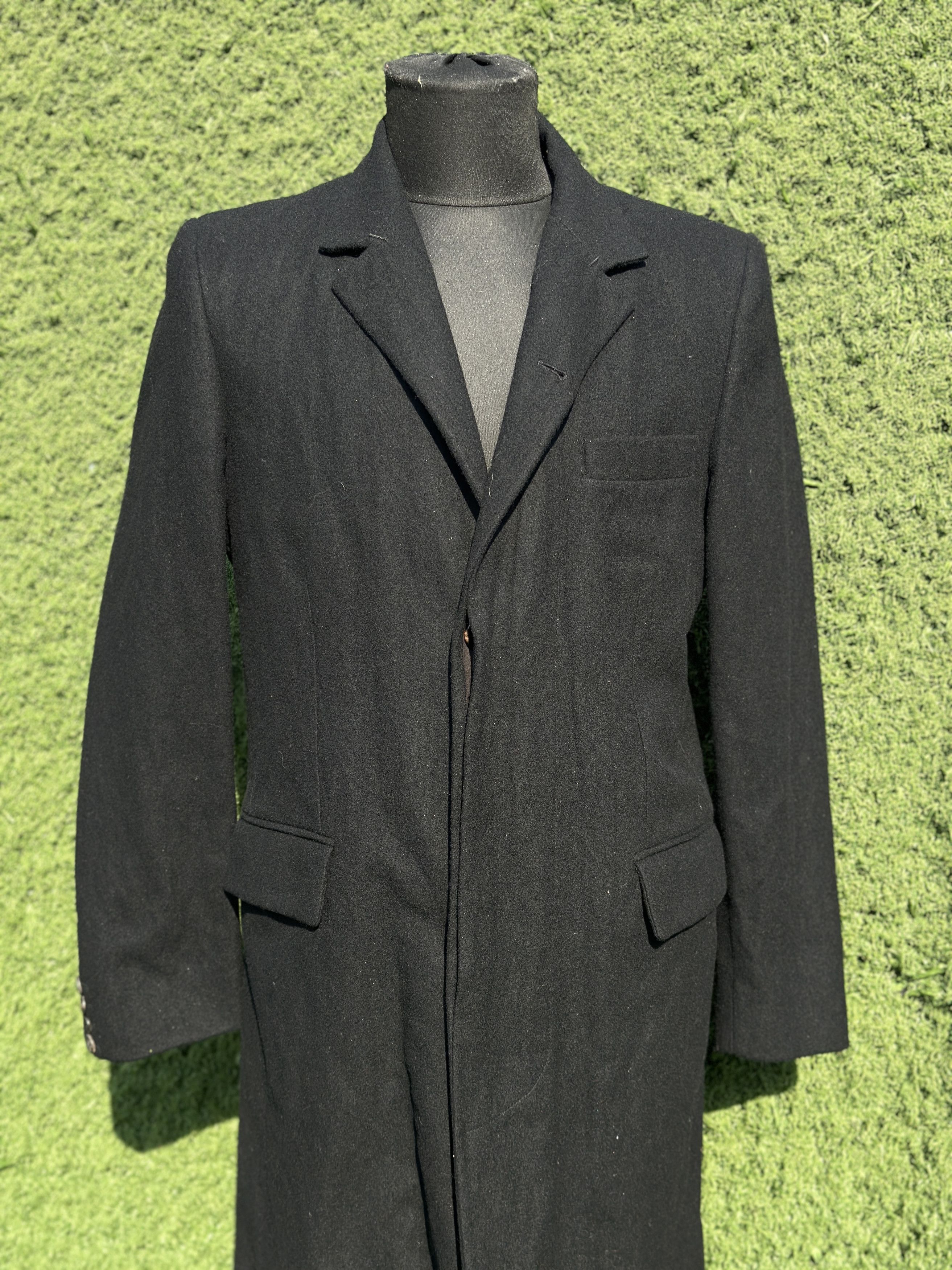 Ann Demeulemeester Ann Demeulemeester Wool Tailored Overcoat Coat Size M Size US M / EU 48-50 / 2 - 5 Thumbnail