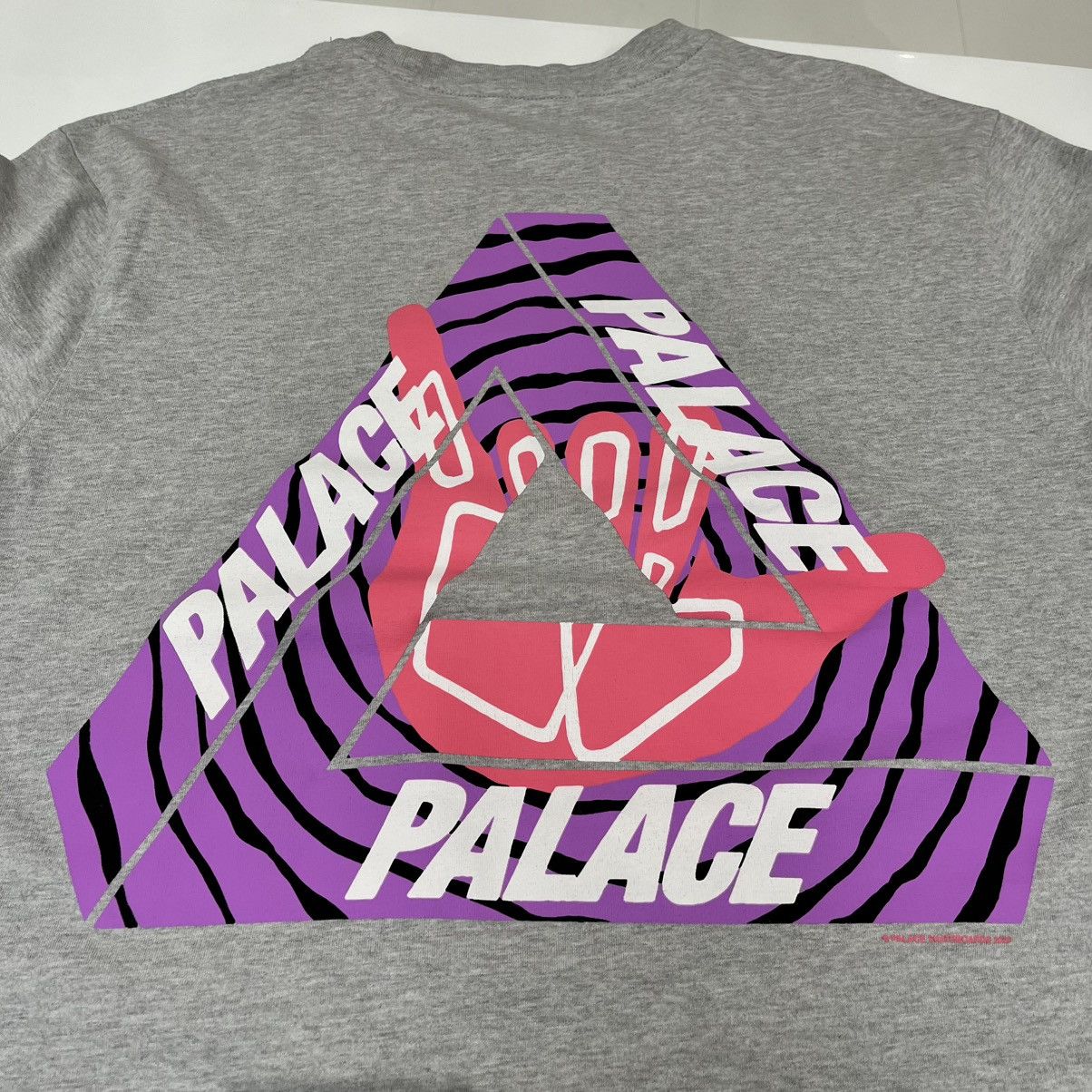 Palace Palace Tri-Zooted Shakka Tee Grey Marl Size US L / EU 52-54 / 3 - 4 Thumbnail