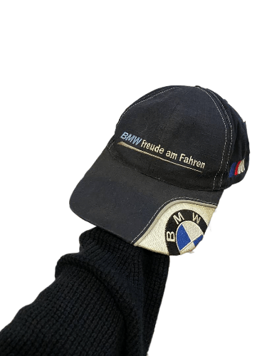 Vintage Vintage Big BMW Y2K Logo Cap racing Size ONE SIZE - 1 Thumbnail