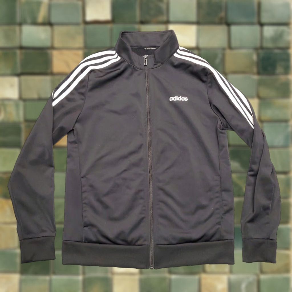 Adidas Adidas Jacket Womens M Essentials Tricot Track Full Zip Jogging Warm up Black United States? (no N/A) Size M / US 6-8 / IT 42-44 - 1 Thumbnail