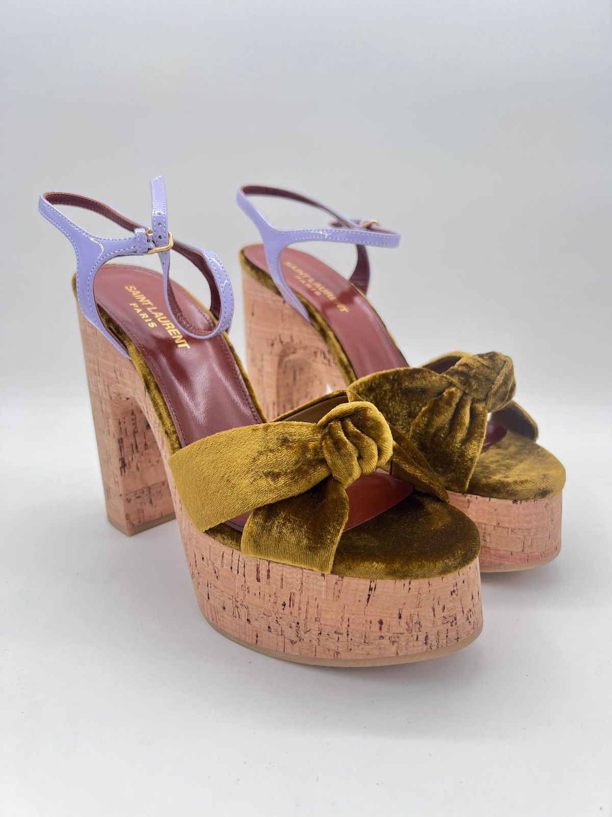 Saint Laurent Paris New Saint Laurent Bianca women cork platforms IT39/US 9/UK 6 Size US 9 / IT 39 - 4 Thumbnail