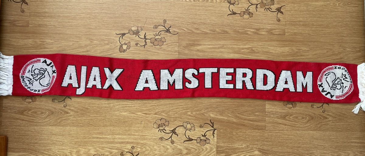 Vintage Vintage Ajax Amsterdam “Jonge Schare” Football soccer scarf Size ONE SIZE - 3 Thumbnail