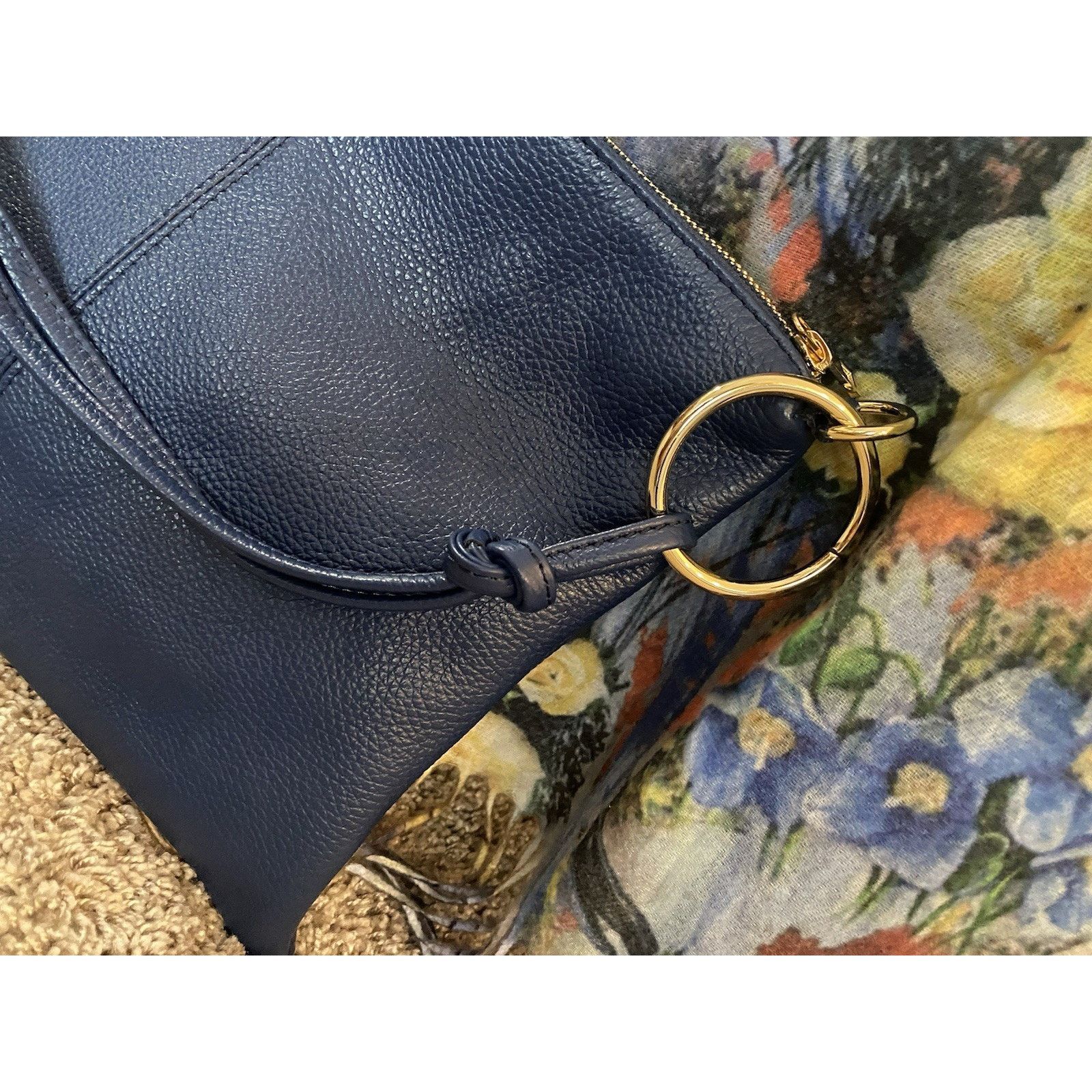 Other Italian made leather blue handbag,New, by Borse in Pelle Size ONE SIZE - 6 Thumbnail