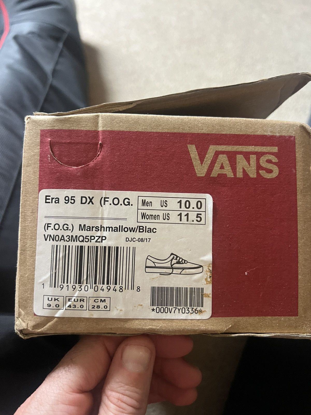 Fear of God × Vans Vans Fear of God Era 95 DX Marshmallow & Black size 10 Size US 10 / EU 43 - 10 Thumbnail