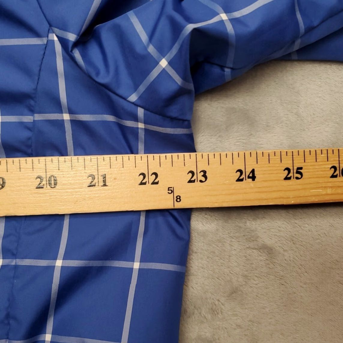 Ralph Lauren VINTAGE Lauren Ralph Lauren Jacket Womens Large Blue Window Pane Check Plaid Performance Size L / US 10 / IT 46 - 7 Thumbnail