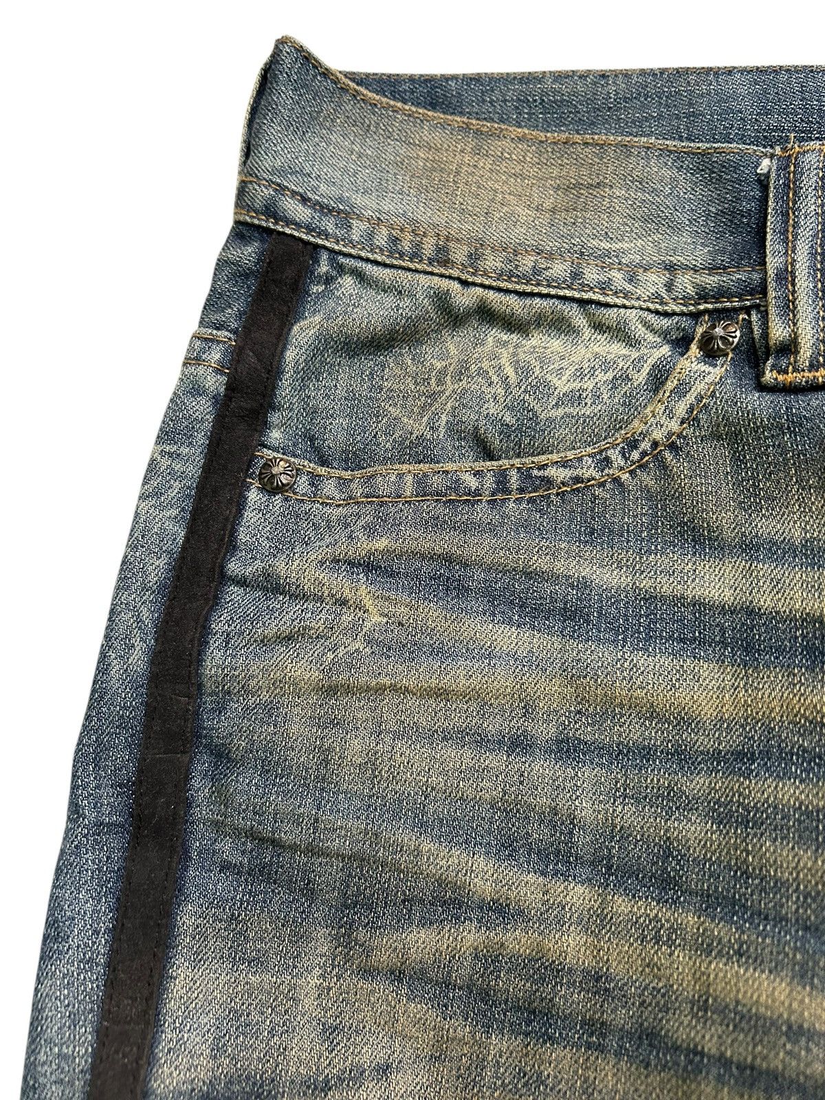 Japanese Brand × Kapital × Vintage Xfrm Flare Japanese Punk Bondage Style Denim ☠️🎌 Size US 30 / EU 46 - 7 Thumbnail