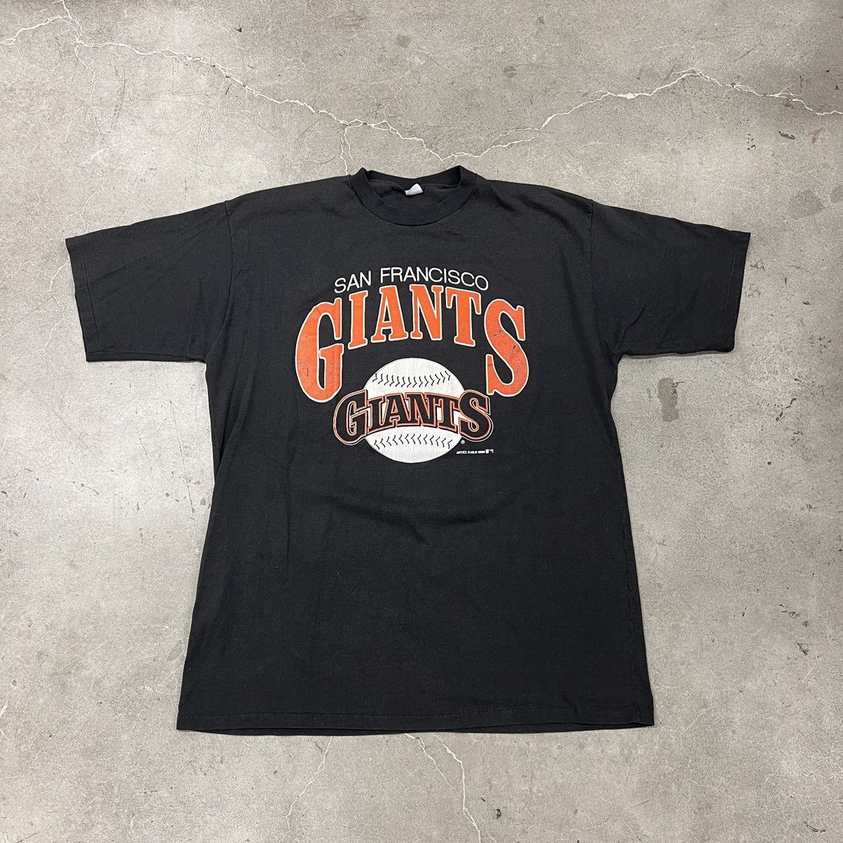 Vintage 80s Tee GIANTS San Francisco Mlb Baseball Ringer 