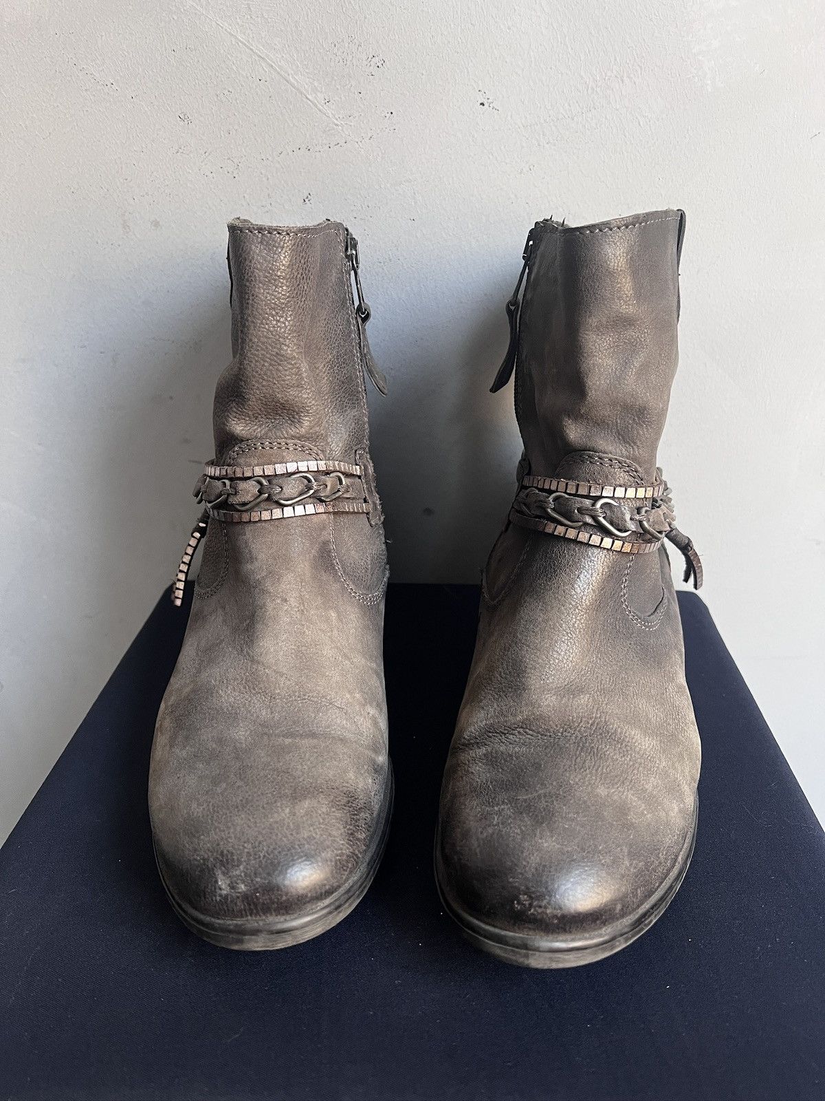 Hedi Slimane Rare ankle hype japanese avant garde boots A.S. 98 style Size US 7.5 / EU 40-41 - 5 Thumbnail