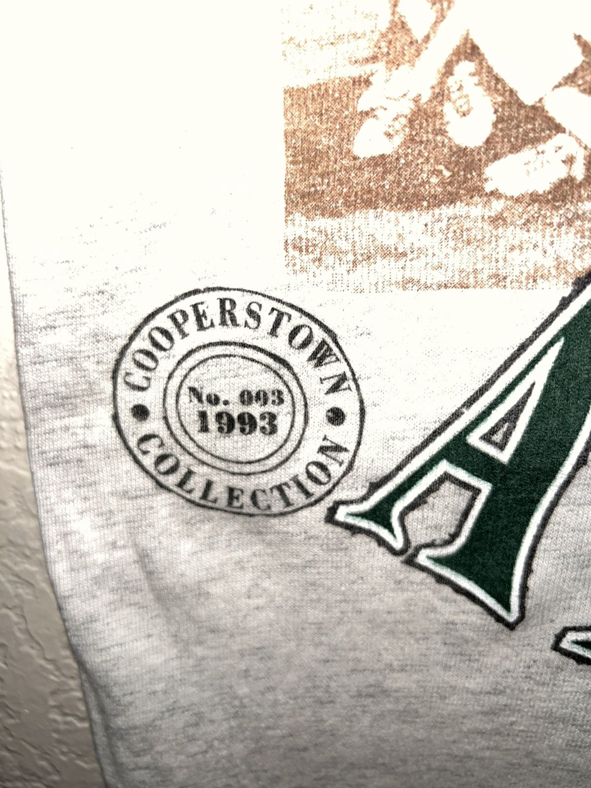 Cooperstown Collection Vintage Oakland Athletics 3/4 Length Sleeve Shirt Size Large Size US L / EU 52-54 / 3 - 13 Thumbnail