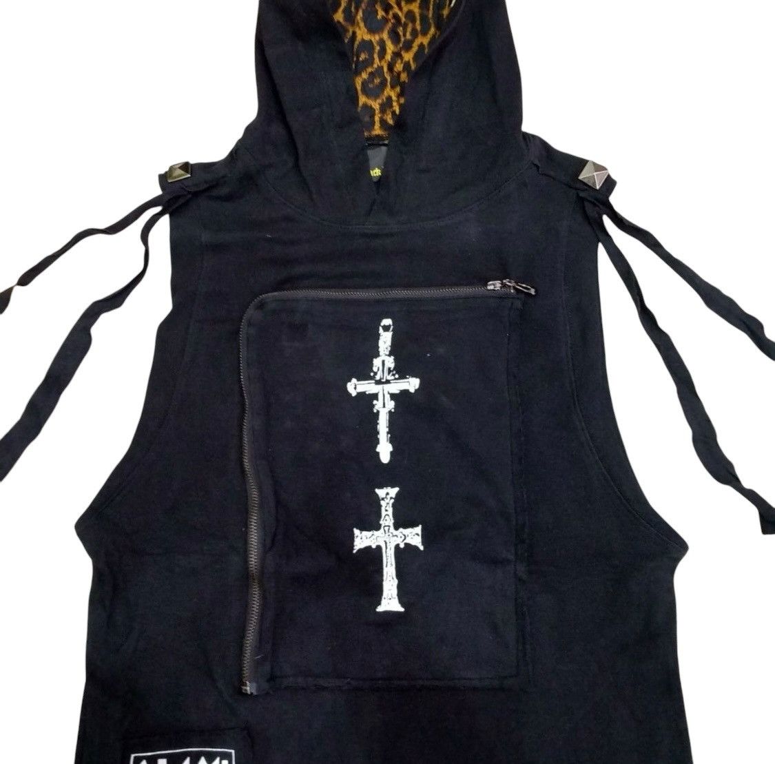 Japanese Brand Vtg Japanese Bondage Vest Hoodie Size US M / EU 48-50 / 2 - 2 Thumbnail