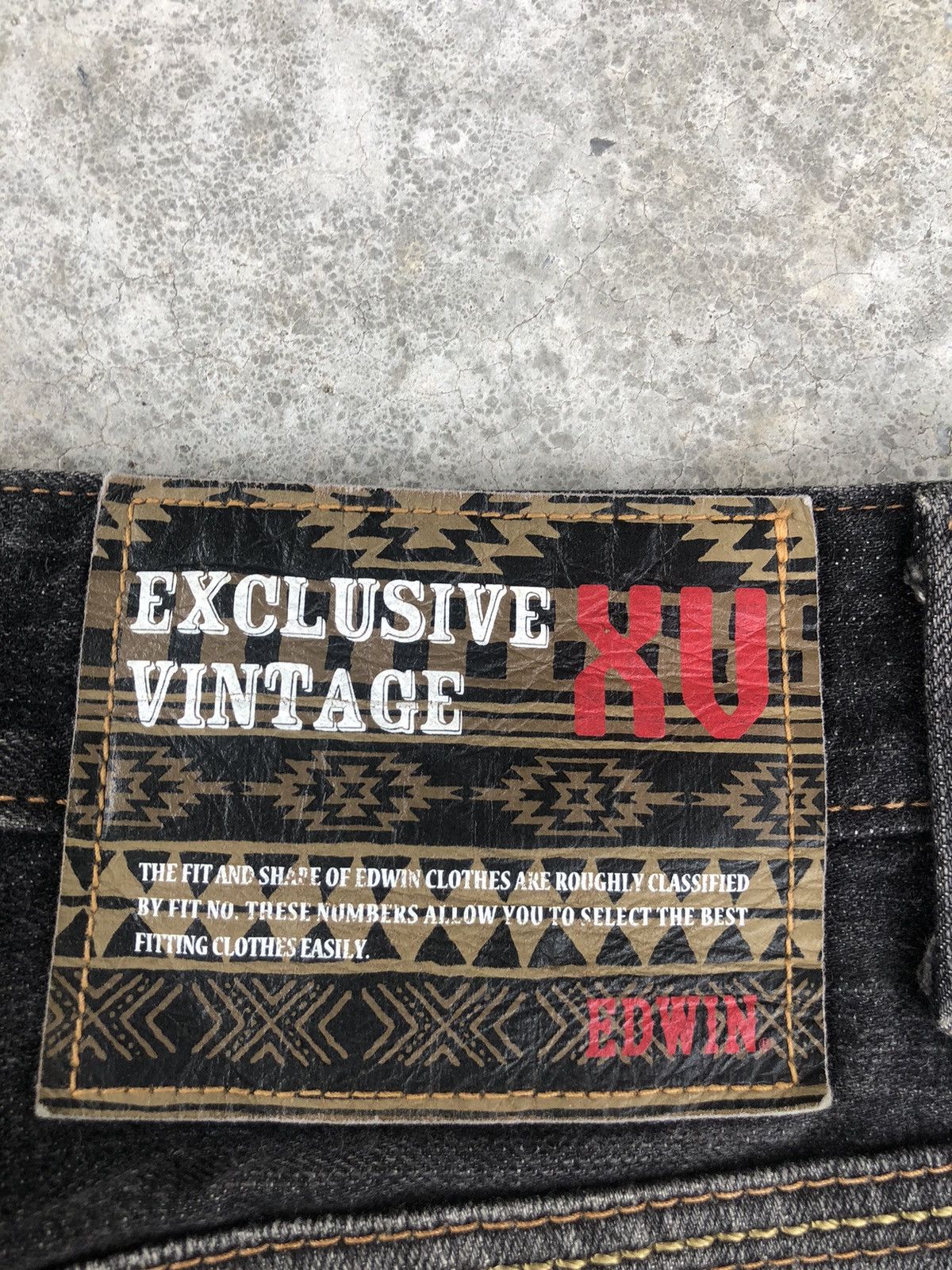 If Six Was Nine Japanese Edwin XV Flared Jeans Distressed Navajo Style Size US 28 / EU 44 - 18 Thumbnail