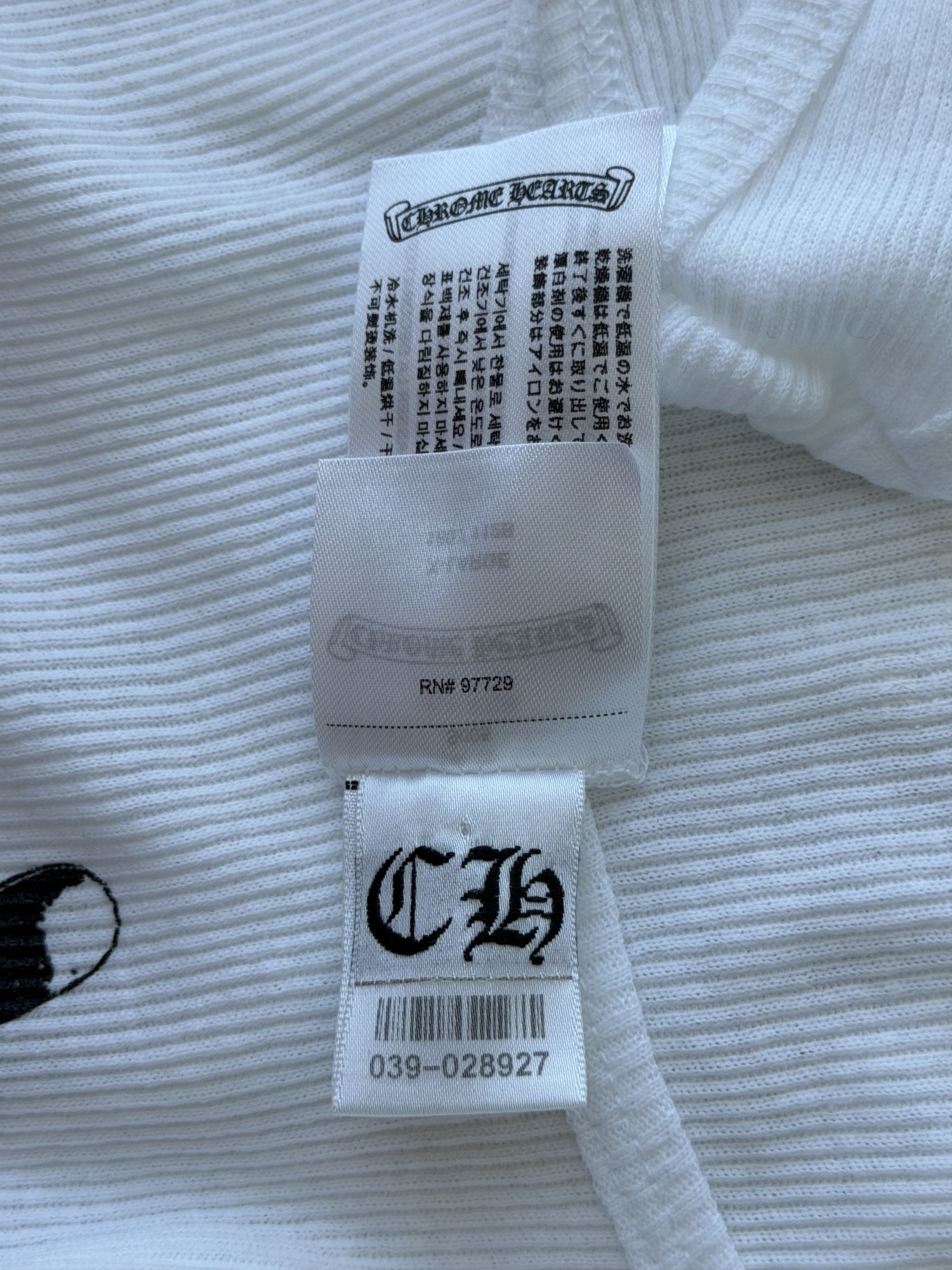 Chrome Hearts Chrome Hearts White & Black Richard Stark Graphic Tank Top Size US XL / EU 56 / 4 - 7 Thumbnail