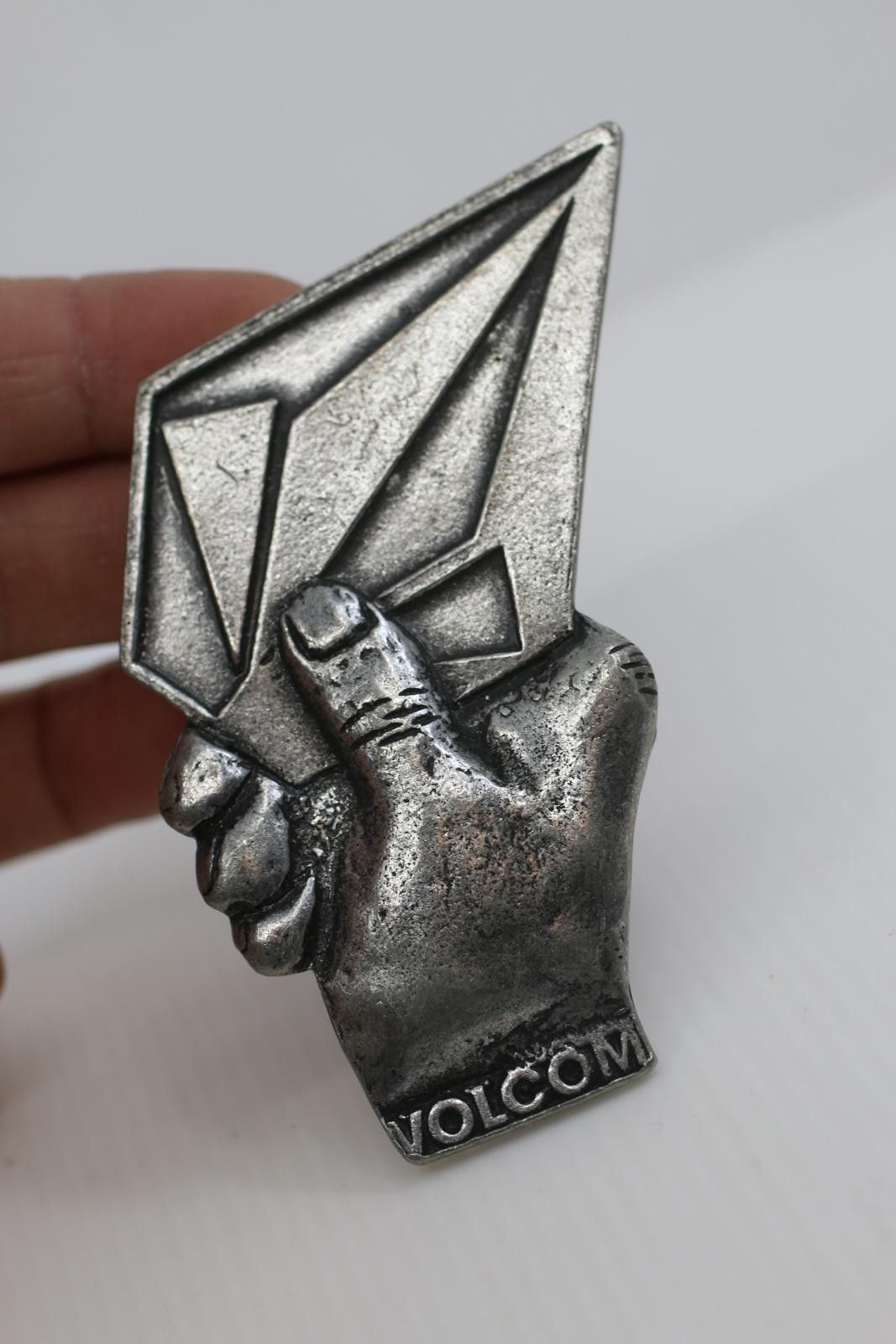 Volcom Volcom Metal Belt Buckle – Skate Streetwear Cast Logo Buckle Size ONE SIZE - 1 Thumbnail