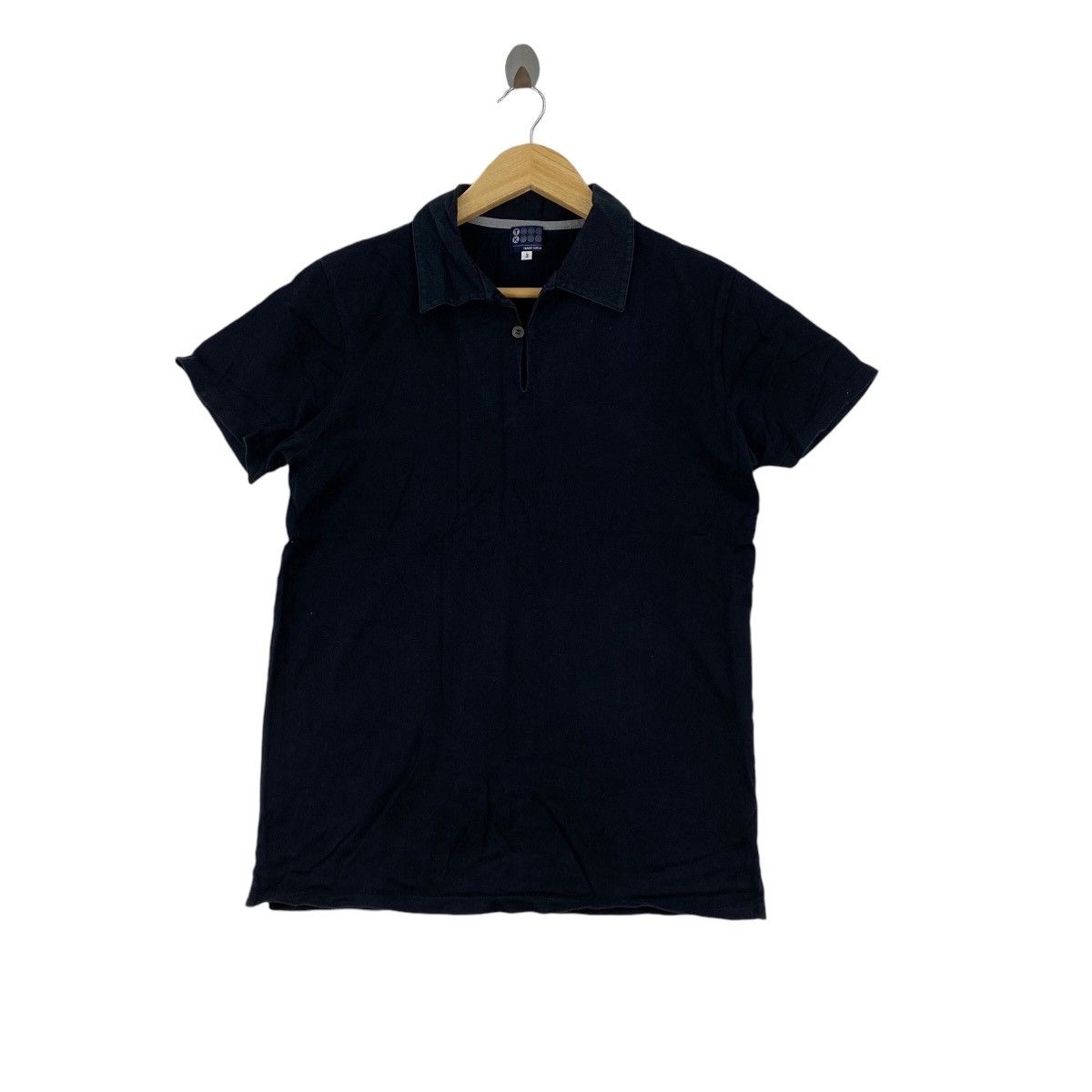 Vintage TAKEO KIKUCHI JAPAN Minimalist Design Polo Tee Shirt