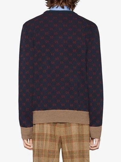 Gucci Gucci GG logo wool sweater Size US S / EU 44-46 / 1 - 11 Thumbnail