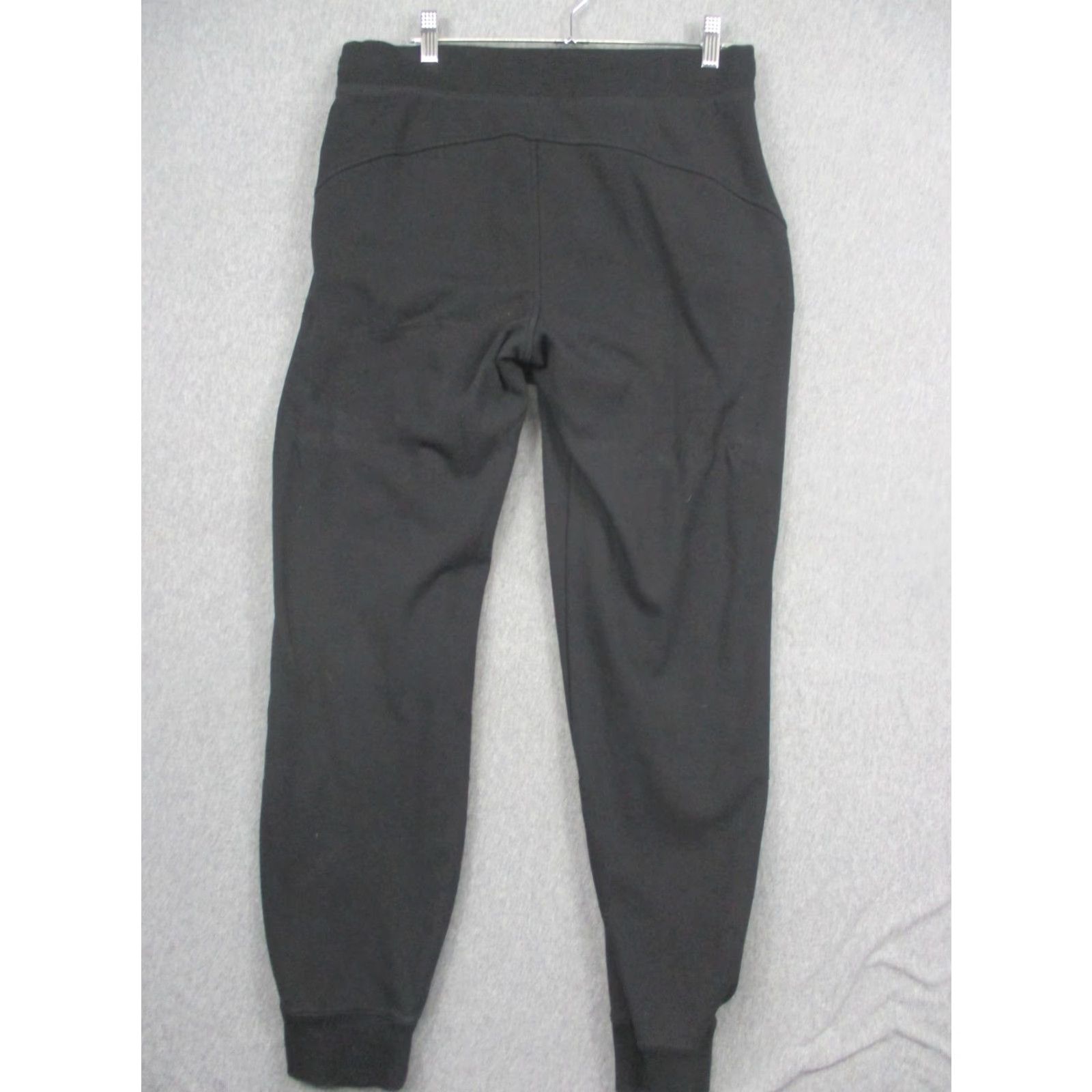 Athleta Athleta Triumph Jogger Pants MT Tall Womens Black Fleece Gym Yoga Tapered Pockets Elastic Waist Size 32" / US 10 / IT 46 - 7 Thumbnail